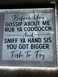 Before you gossip about me