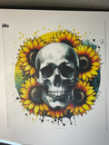 Sunflower skull 226