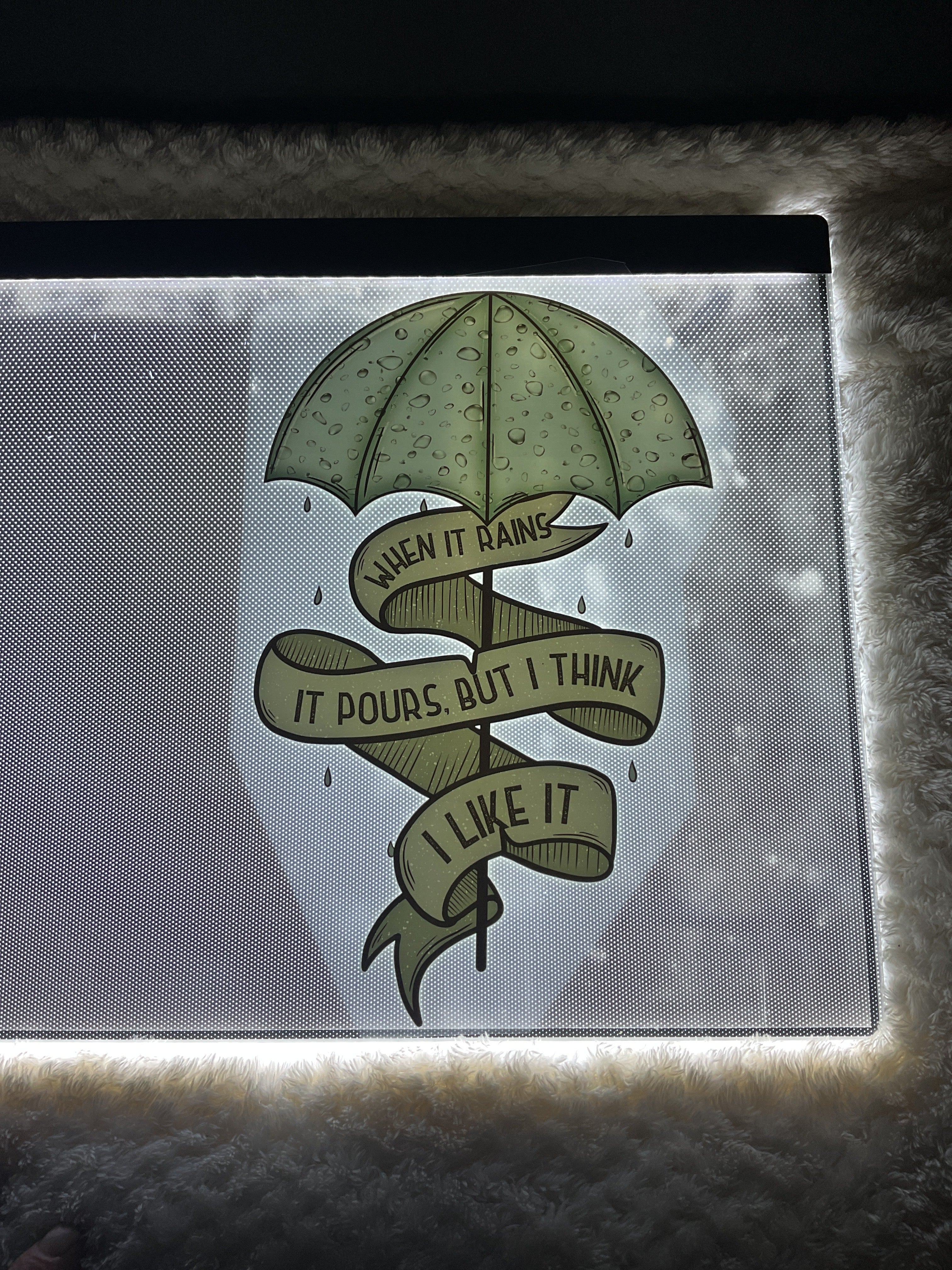 When it rains it pours, but I think I like it