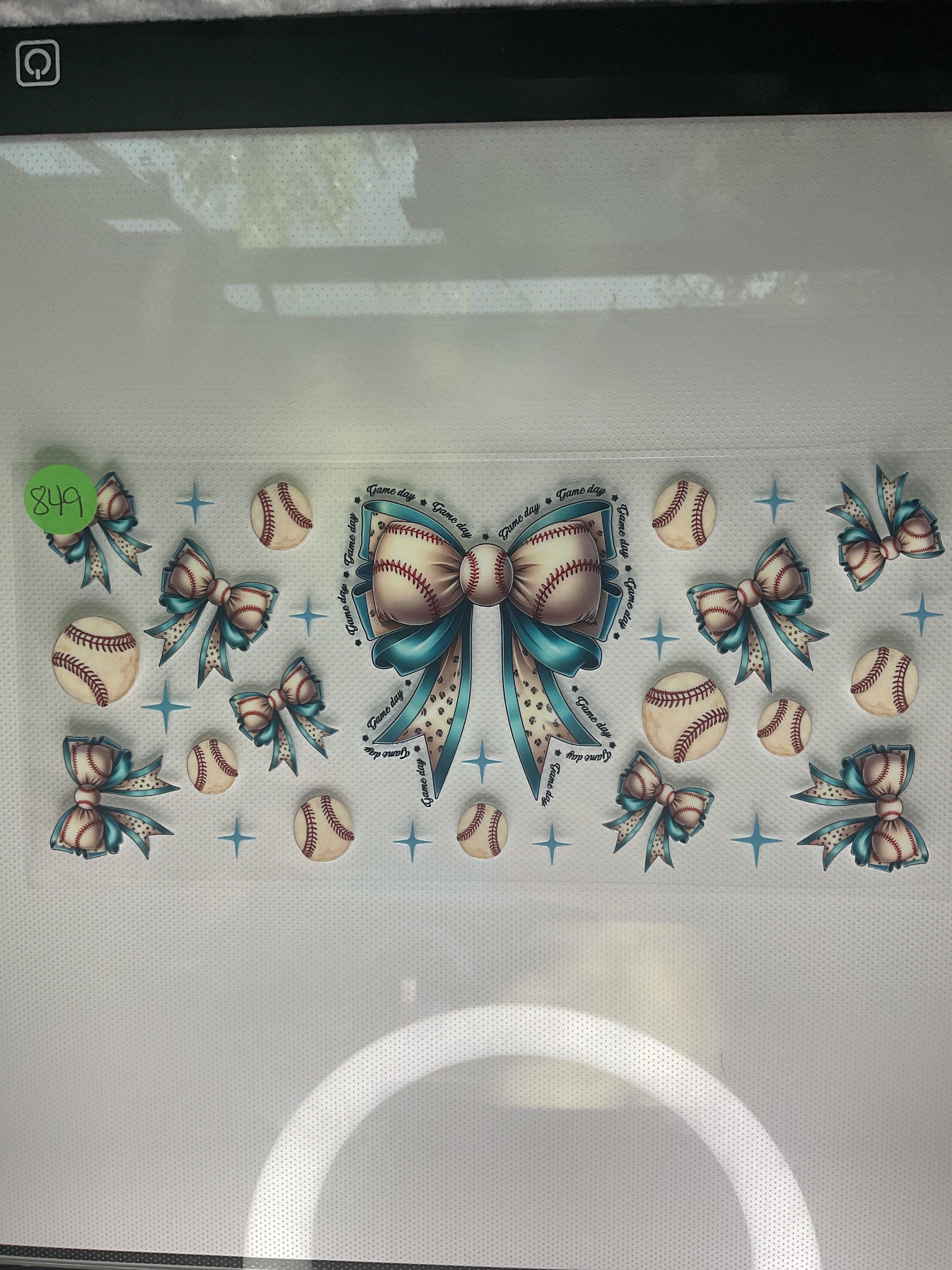 Baseball bows, 849