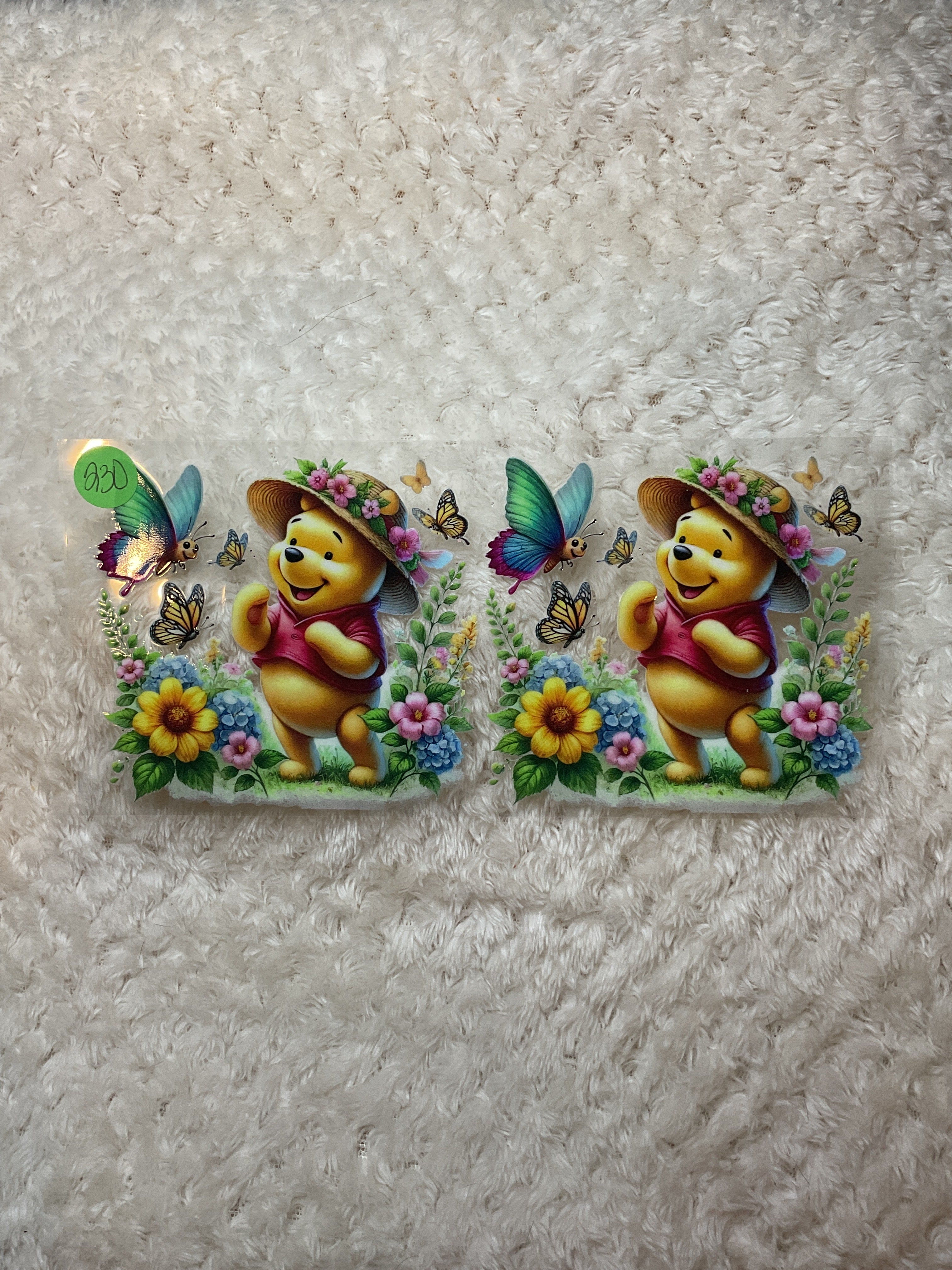 Winnie the Pooh and butterflies 230