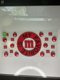 My favorite M&M is red 864