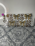 Leopard print bows 817