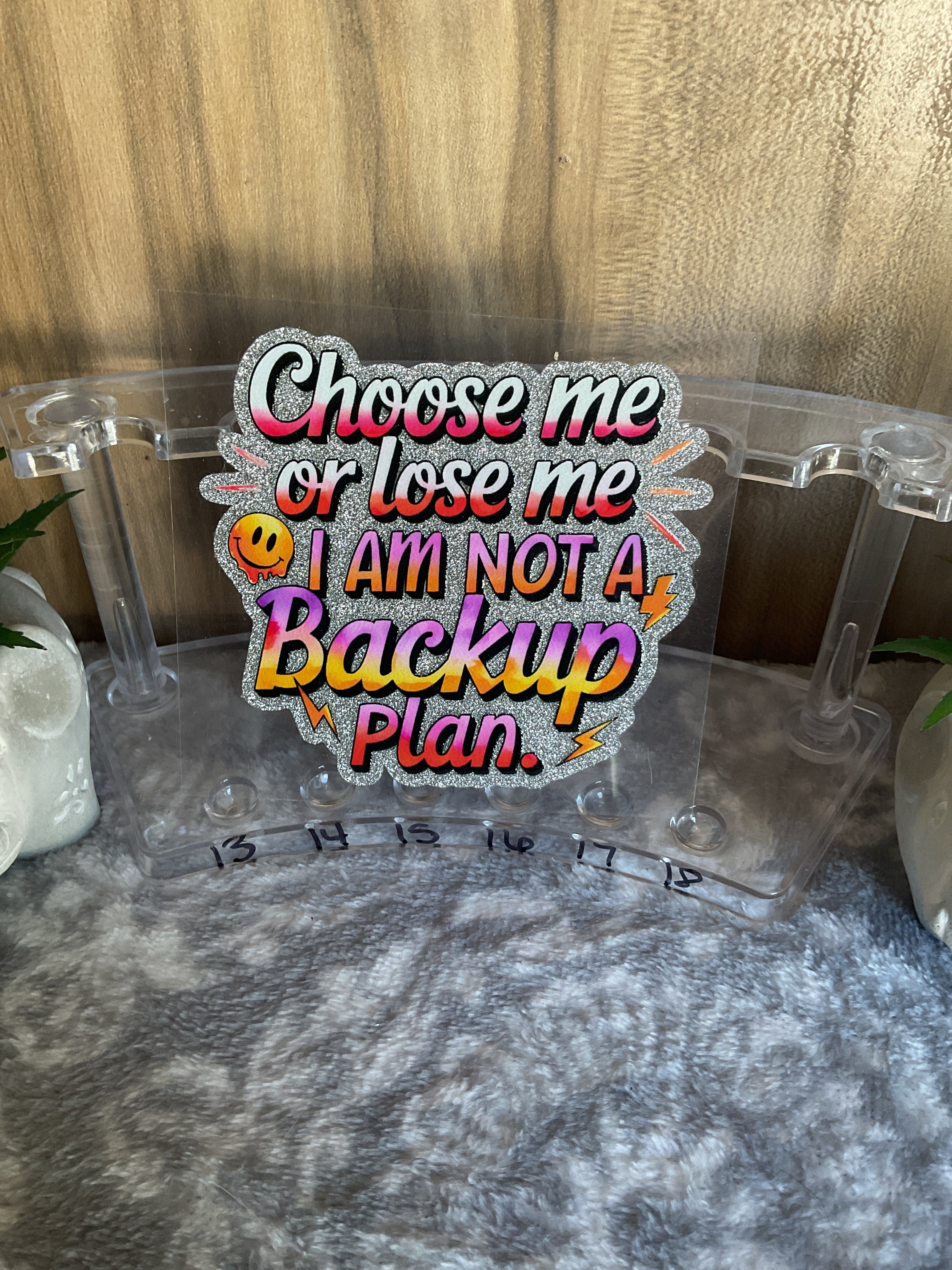 Choose me or lose me