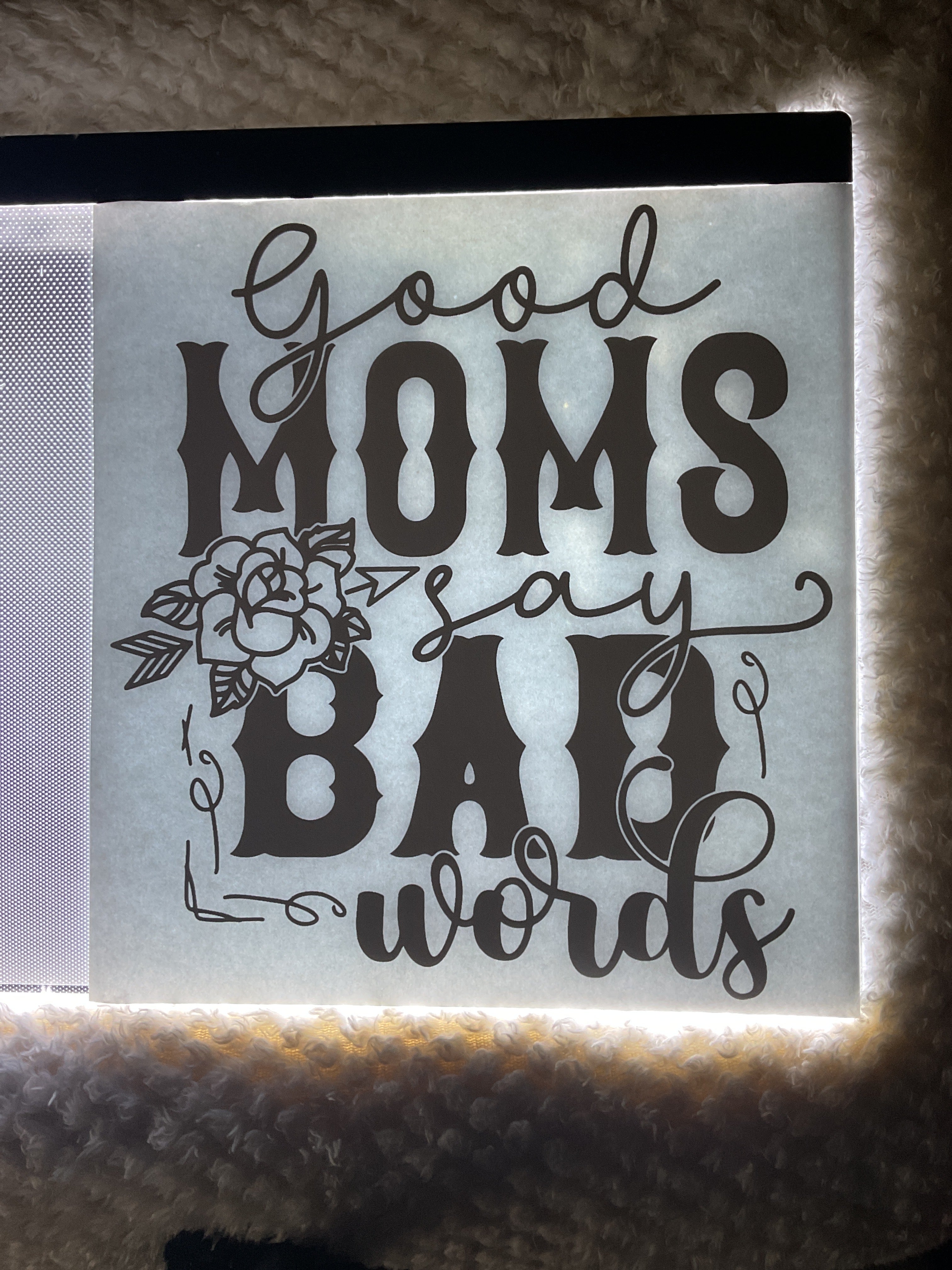 Good mom bad words
