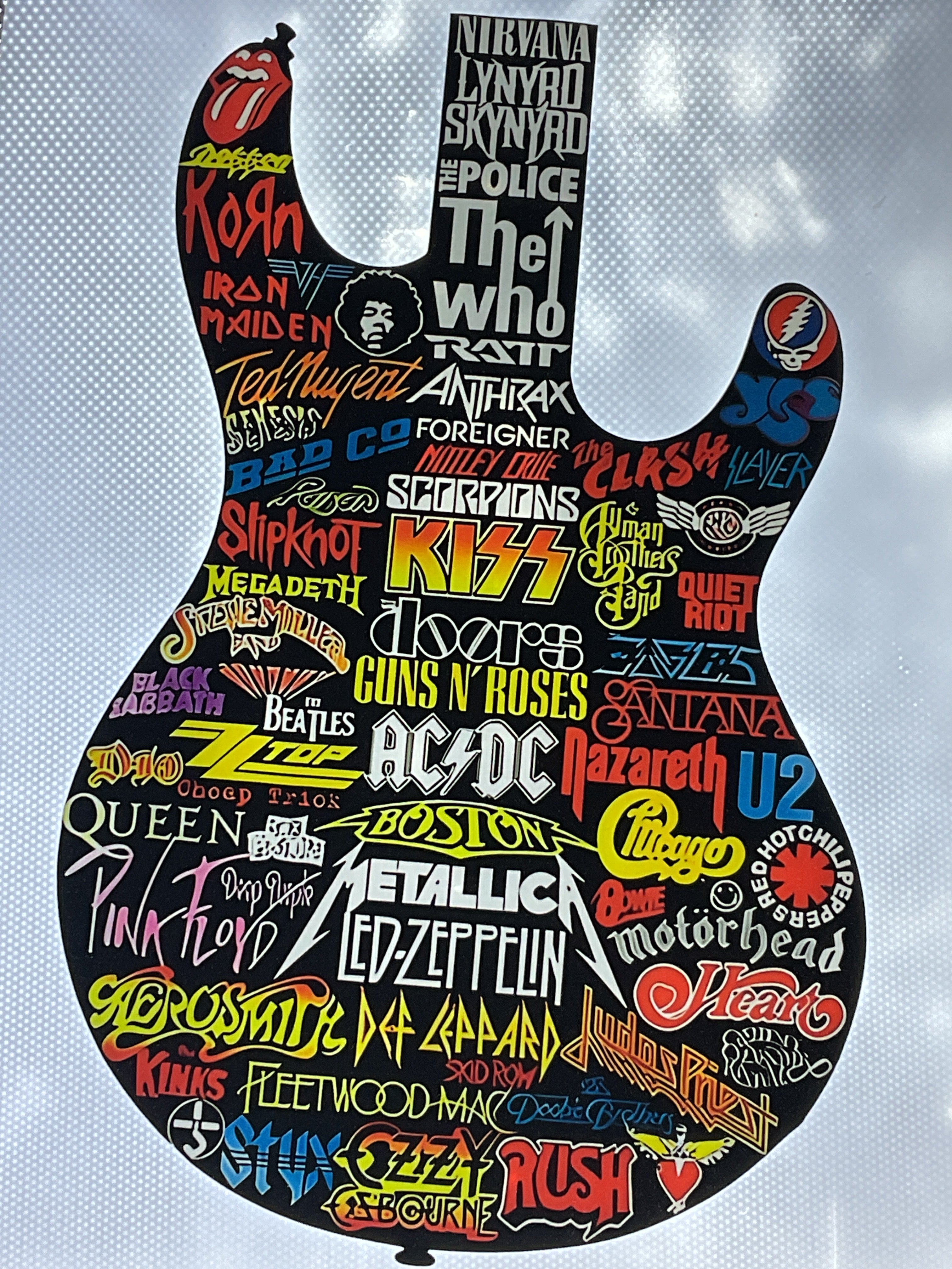 Legendary rockstar guitar