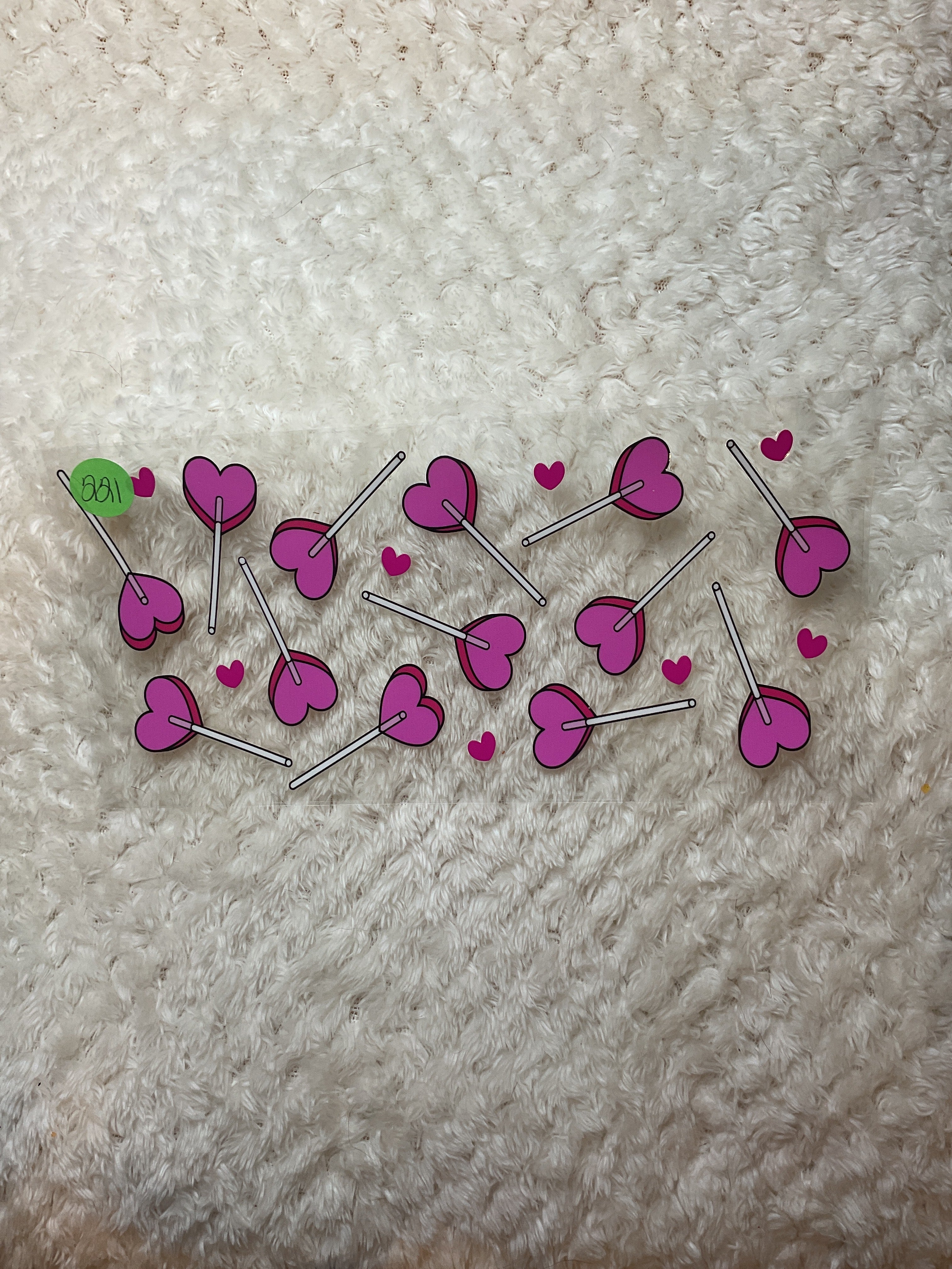 Heart lollipop 221