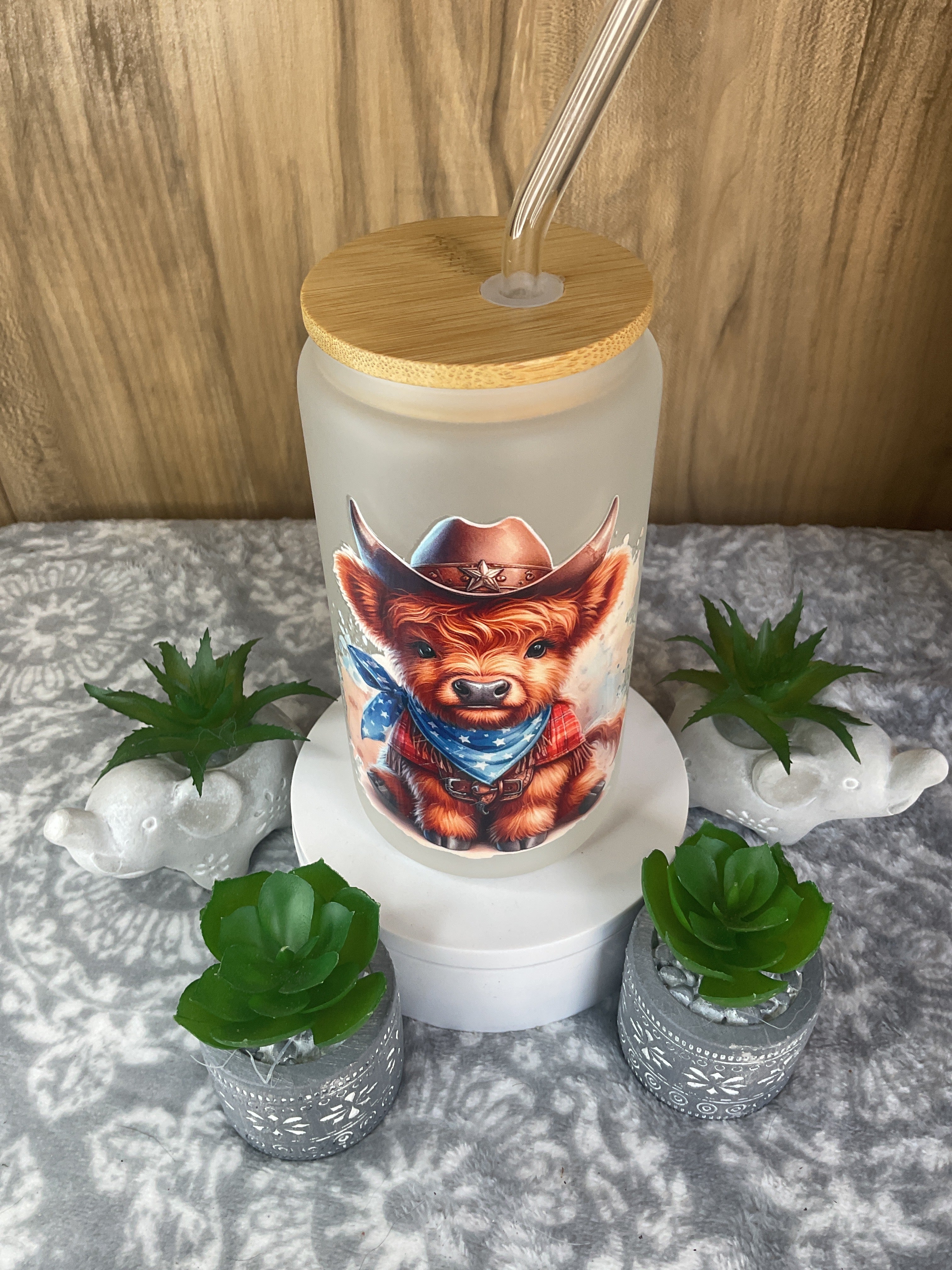 Cowboy highland cow