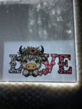 Highland cow love youth size