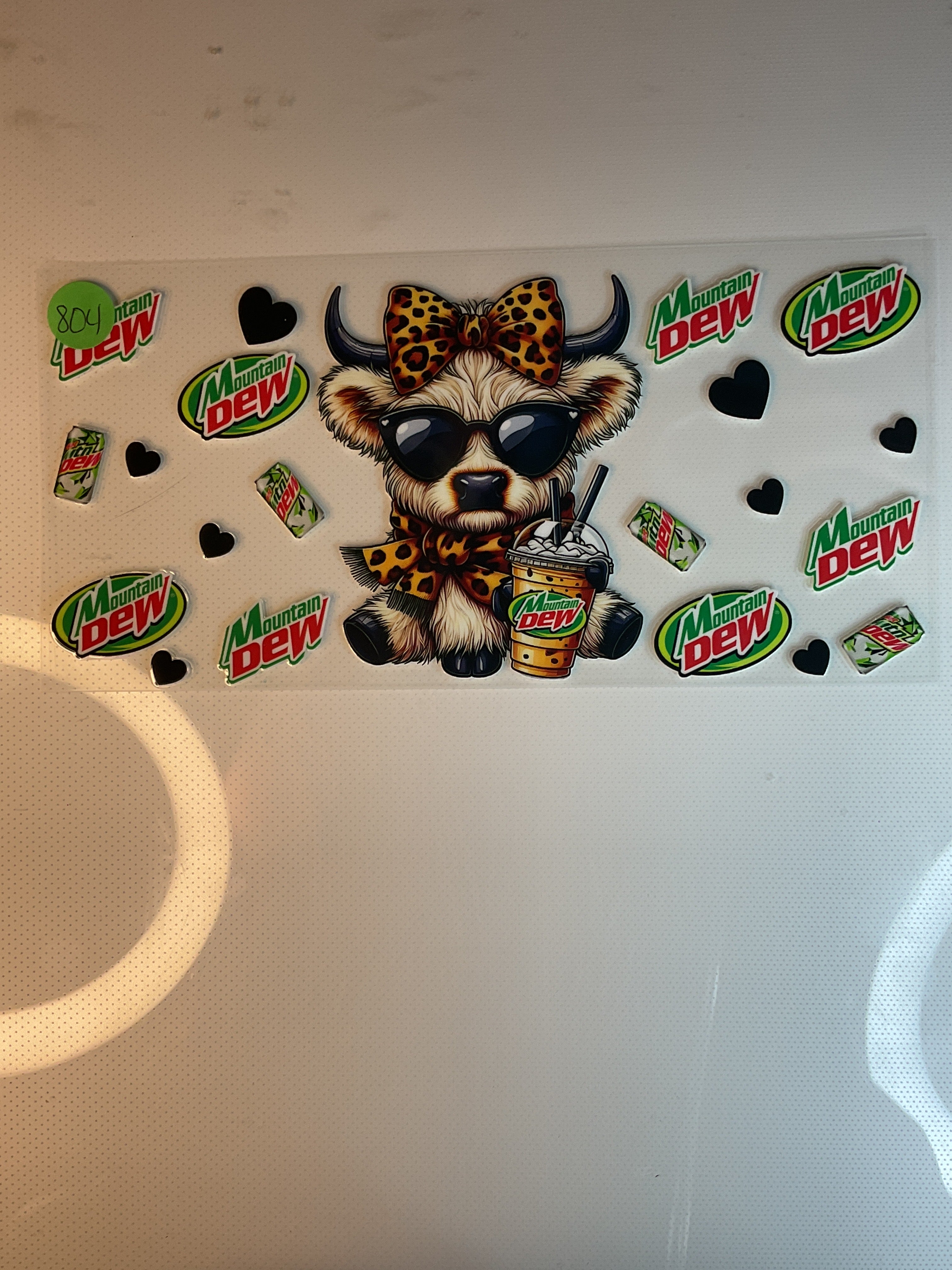 Mountain Dew highland cow 804