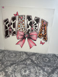 Mama pink bow 118
