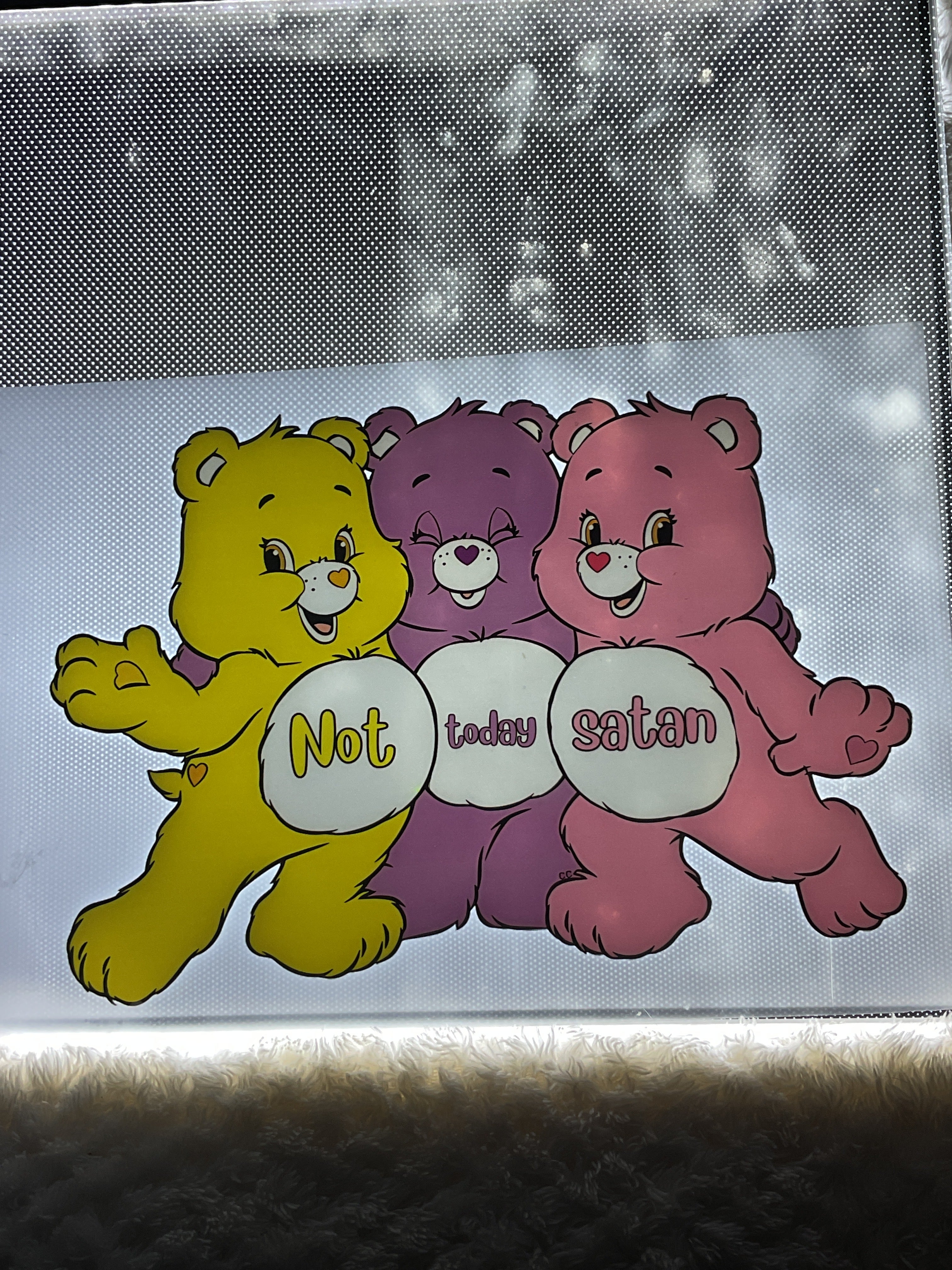 Not today Satan care bears