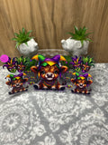 Mardi Gras Highland cow 665
