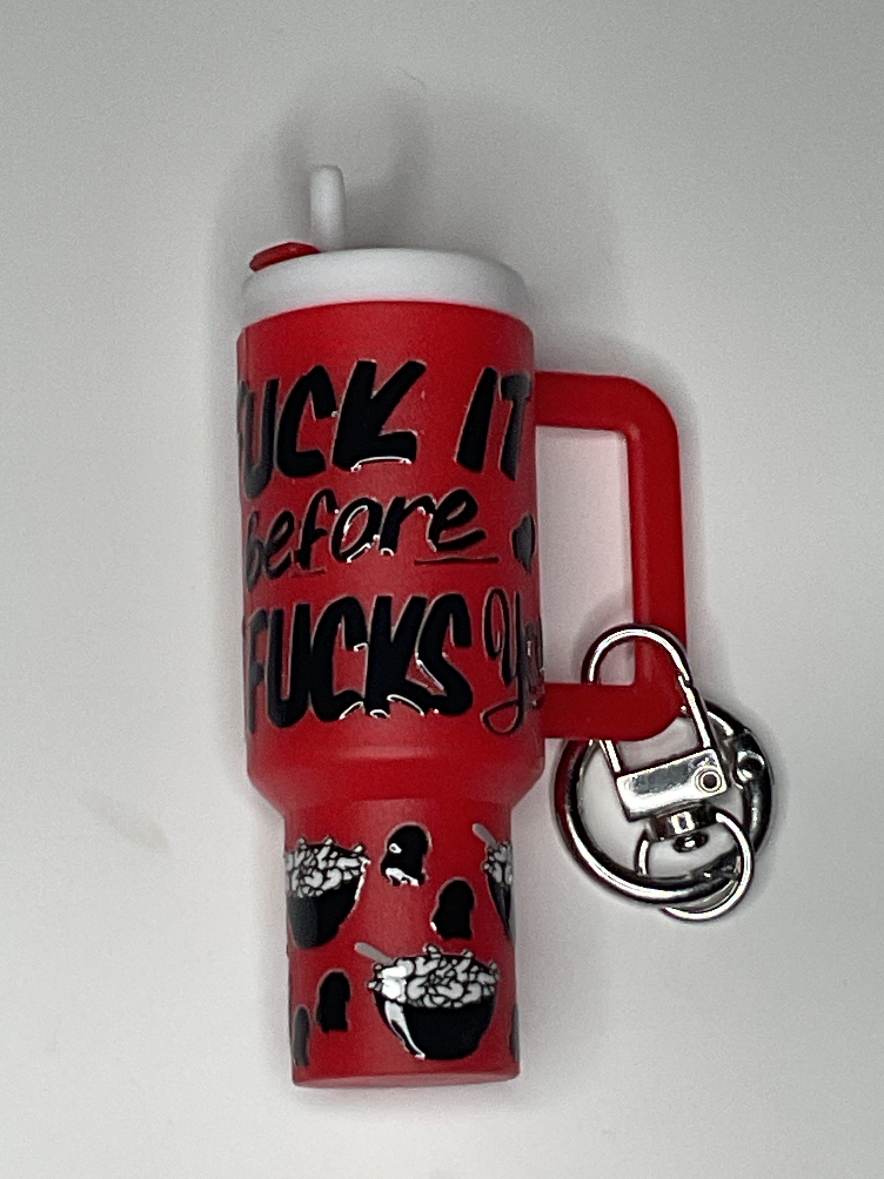 Fuck it before it fucks you red mini Tumblr
