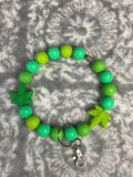 Cannabis leaves wristlet