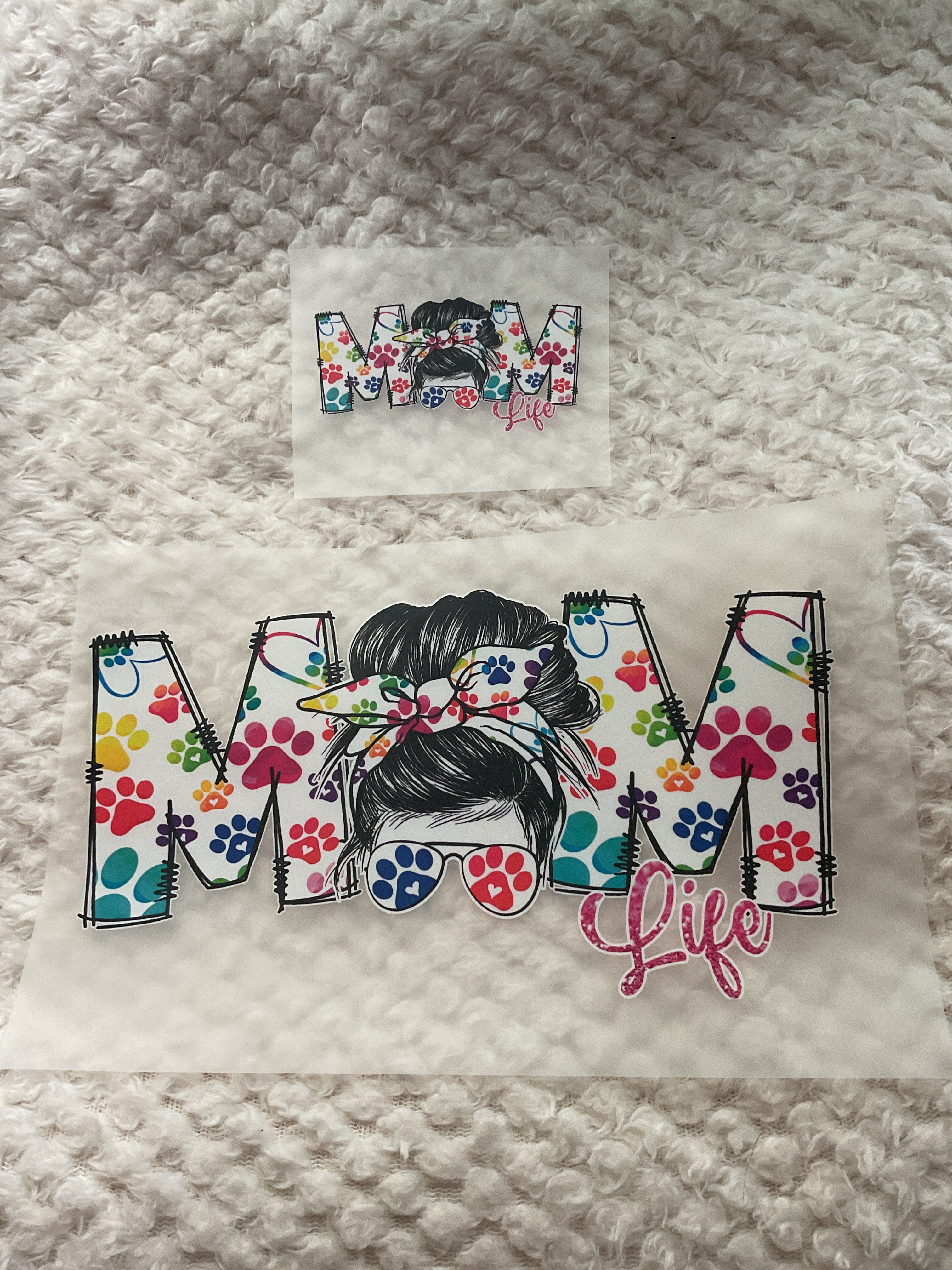 Mom life dog print