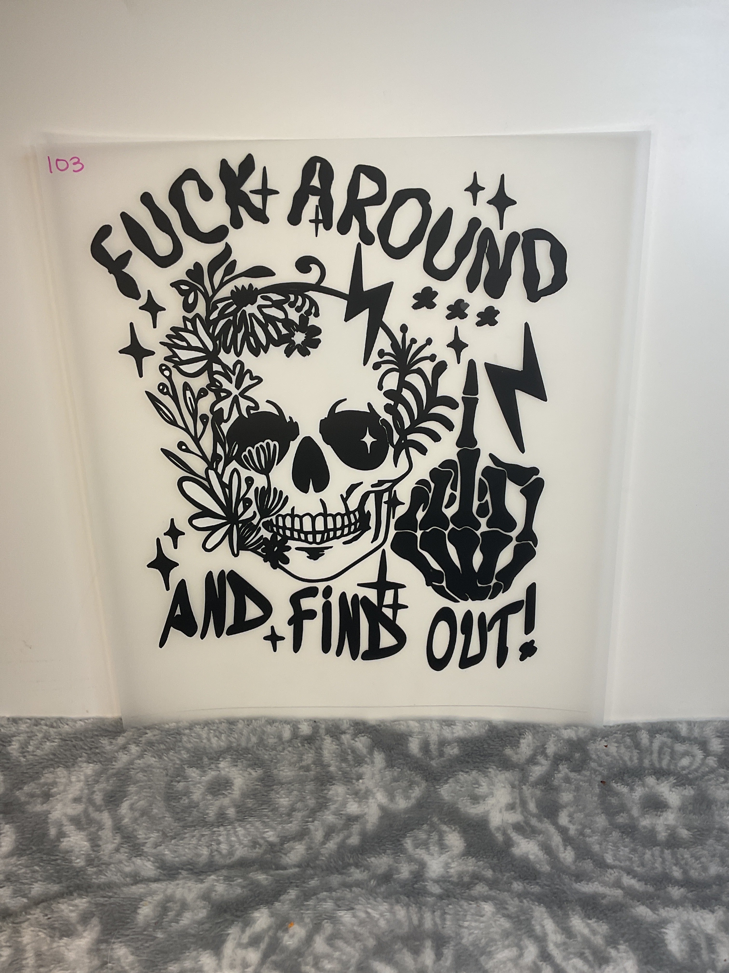 Fuck around and find out #103
