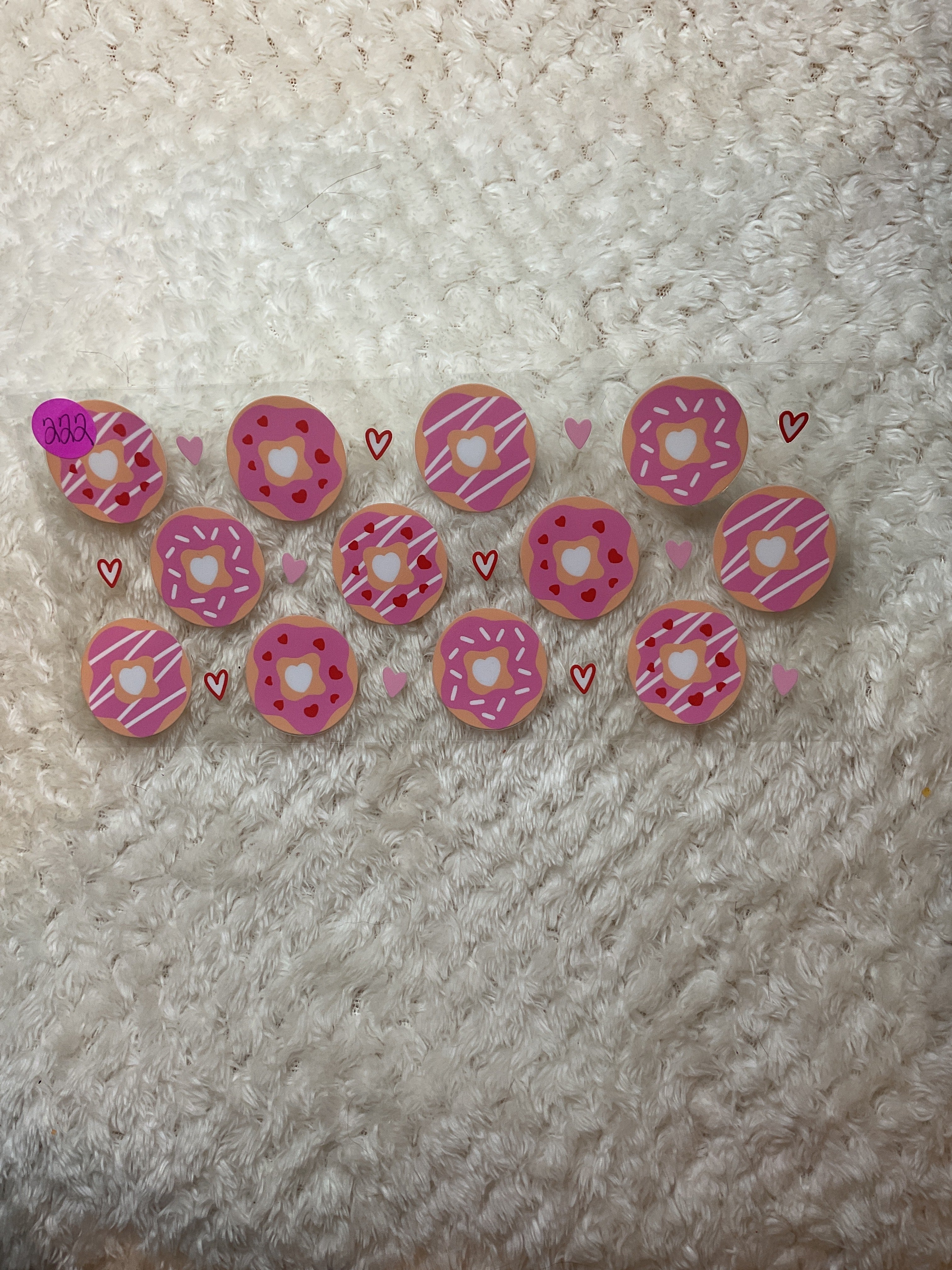 Valentine donuts 222