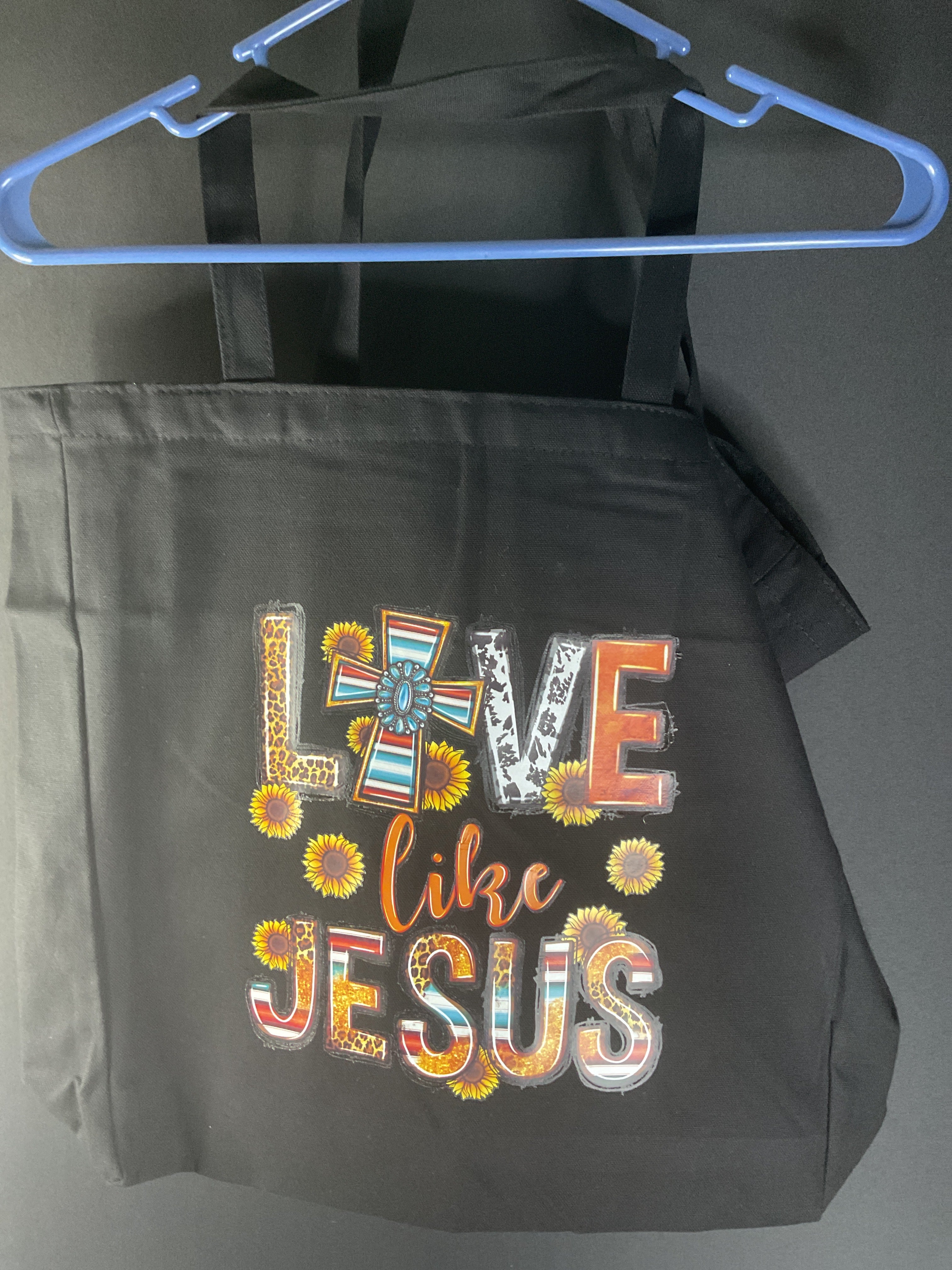 Live like Jesus tote bag