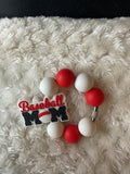 Baseball Mom cup charm
