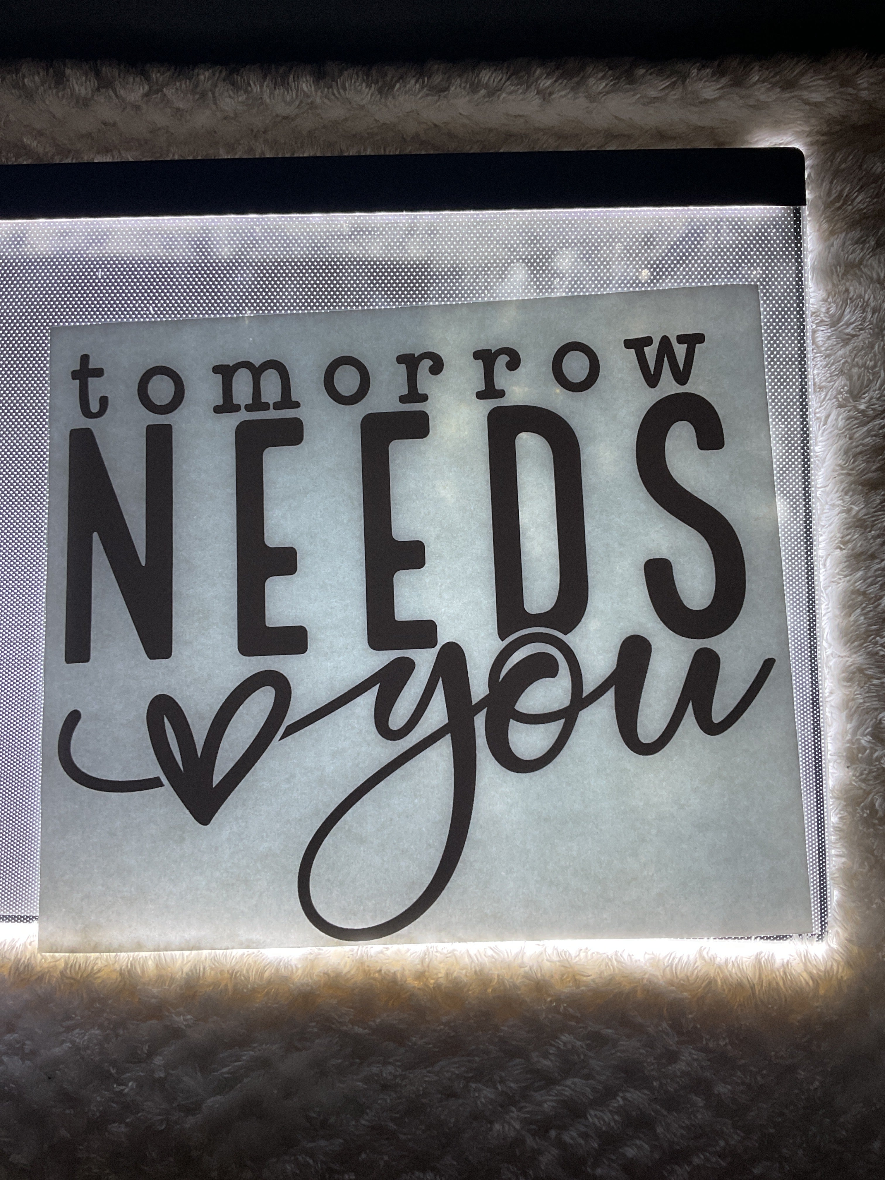 Tomorrow needs you