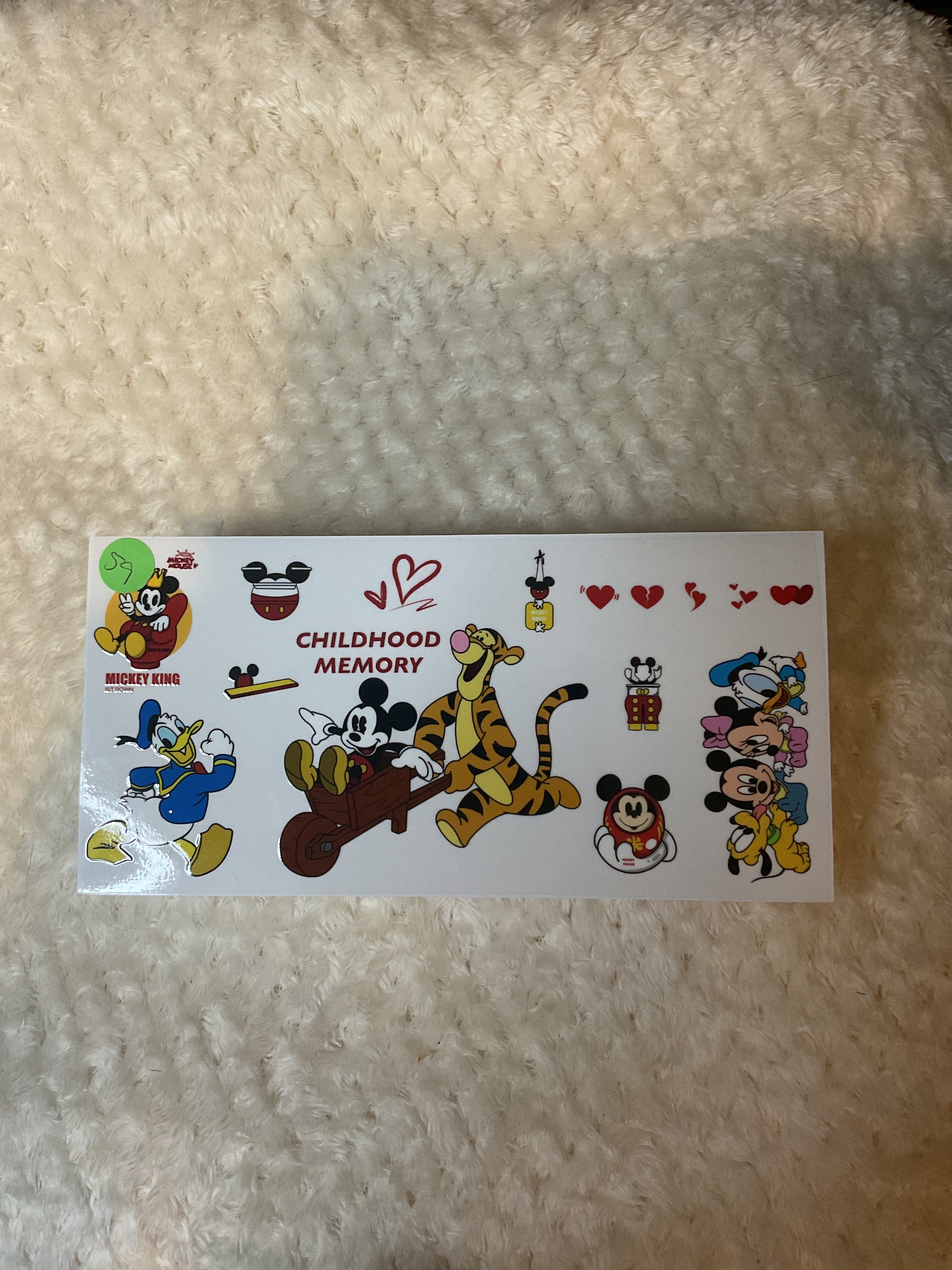 Mickey Mouse and Tigger childhood memory 059