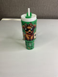 Highland cow Starbucks