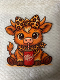 Highland Cow Dr Pepper