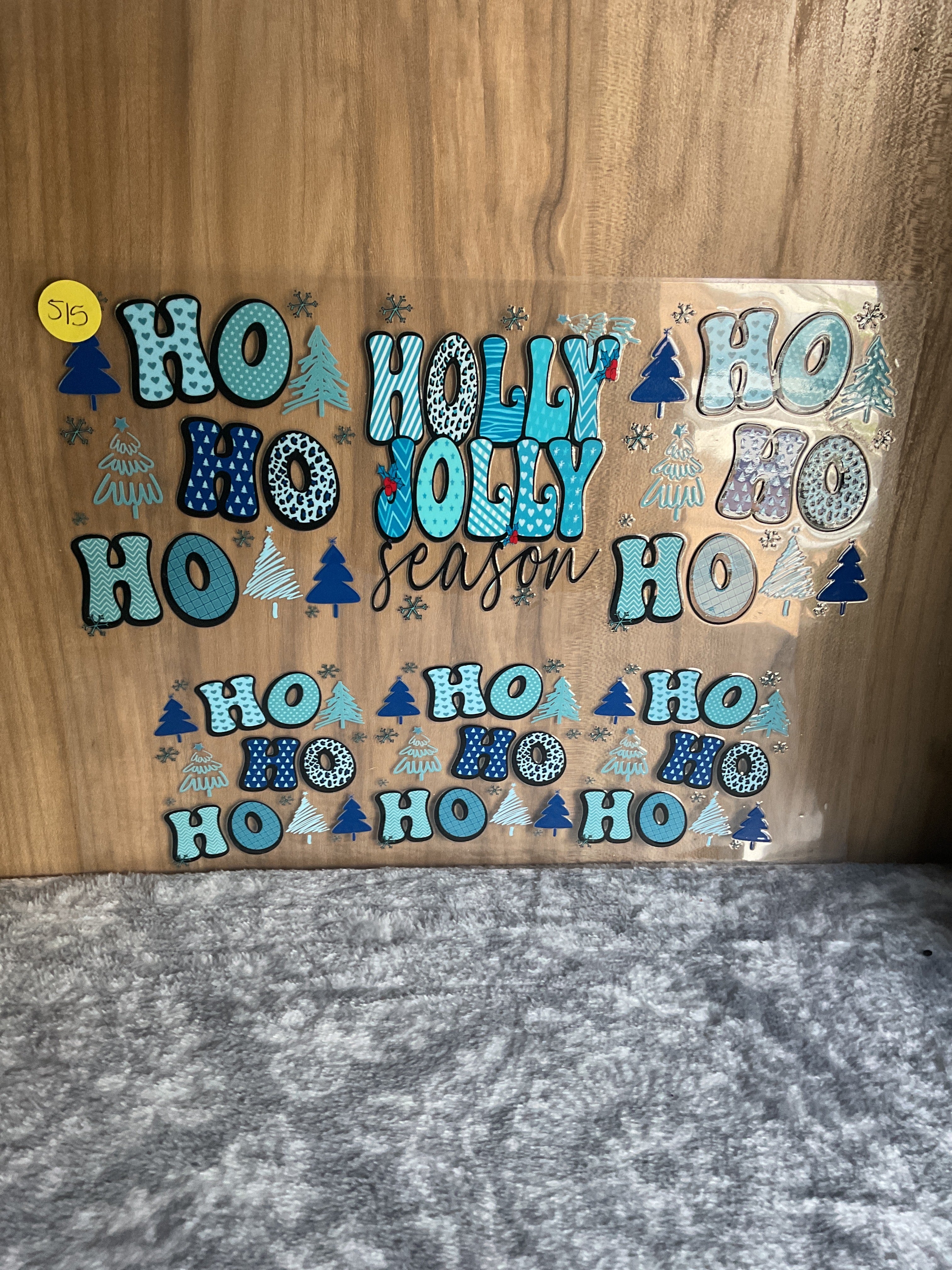 40 ounce Holly Jolly season 515