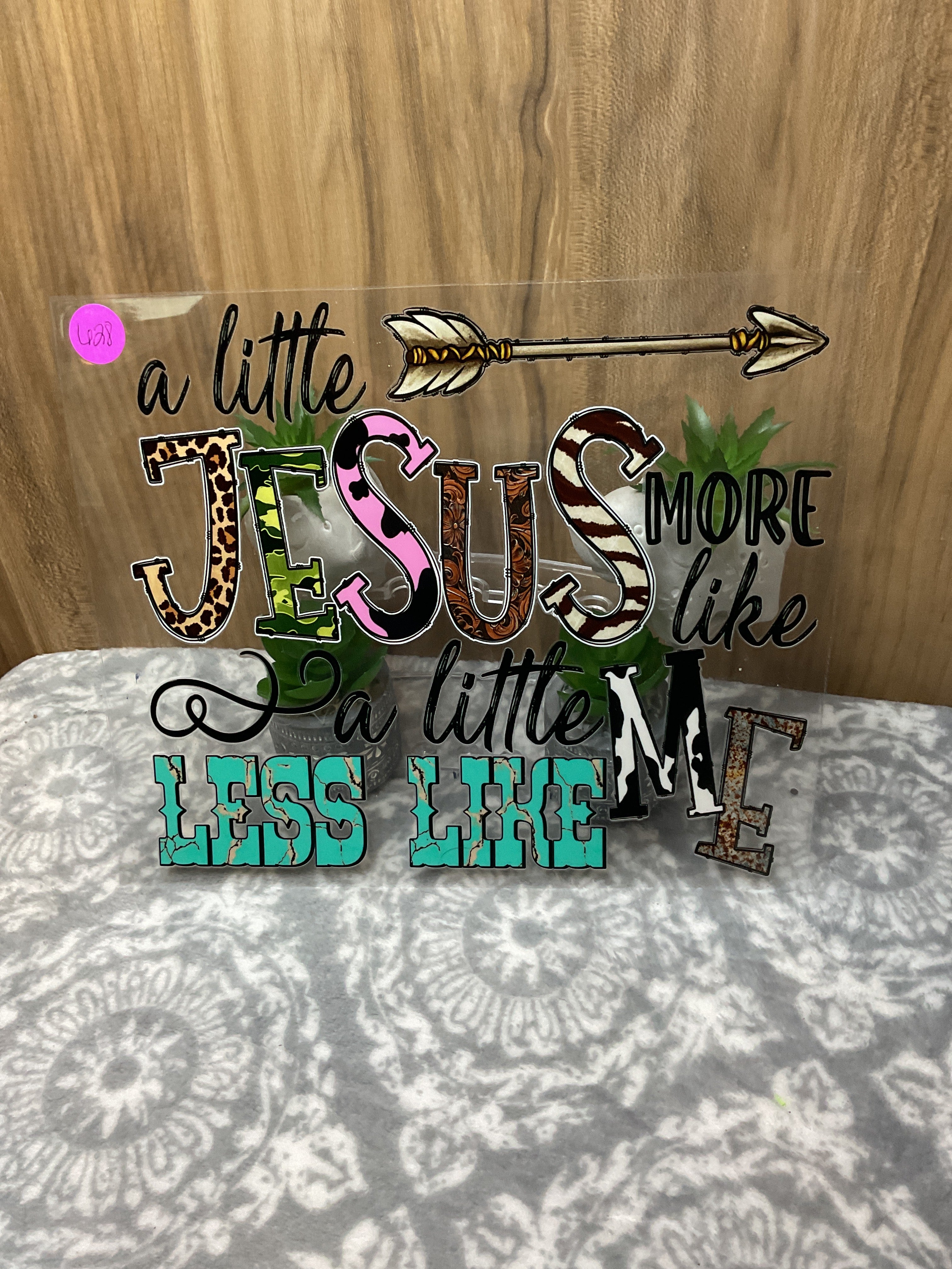A little Jesus more like a little less like me 628
