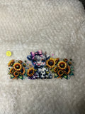 White and black spots as the purple bow 007
