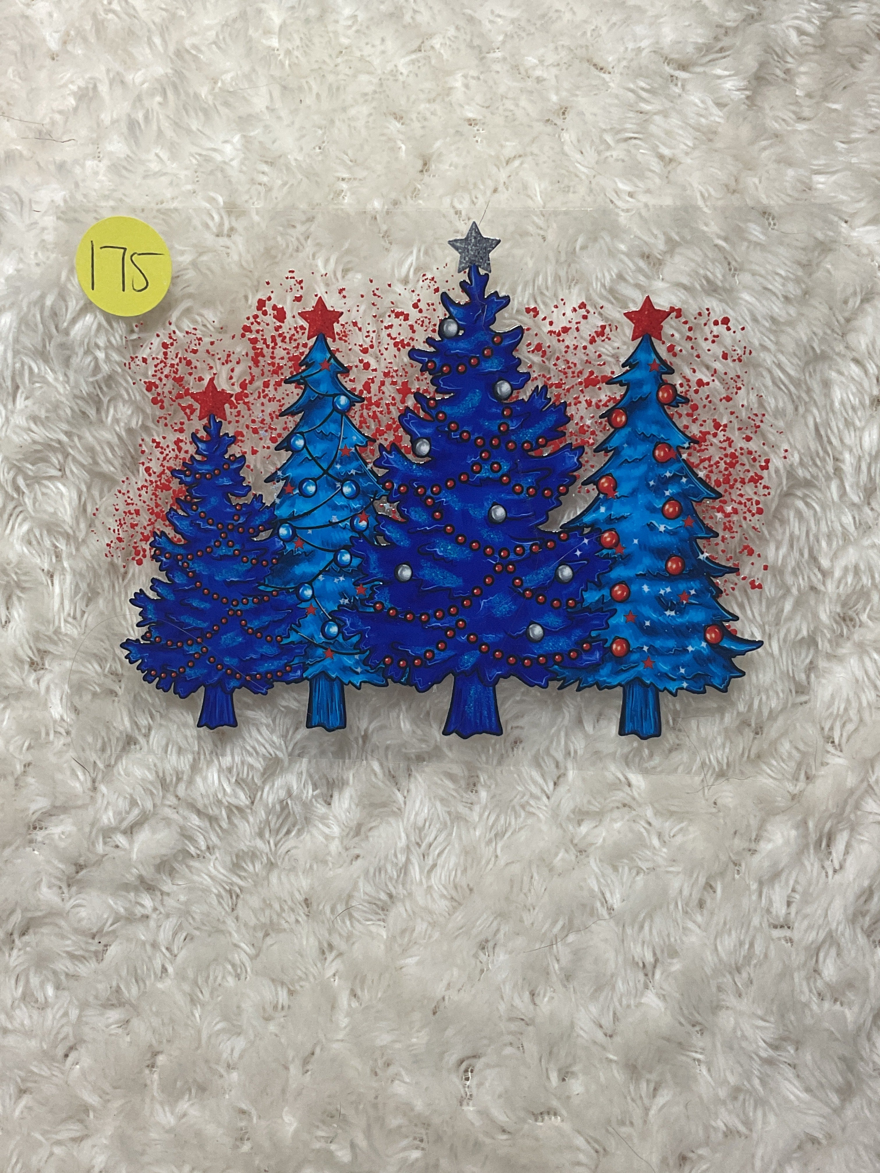 Blue Christmas tree 175