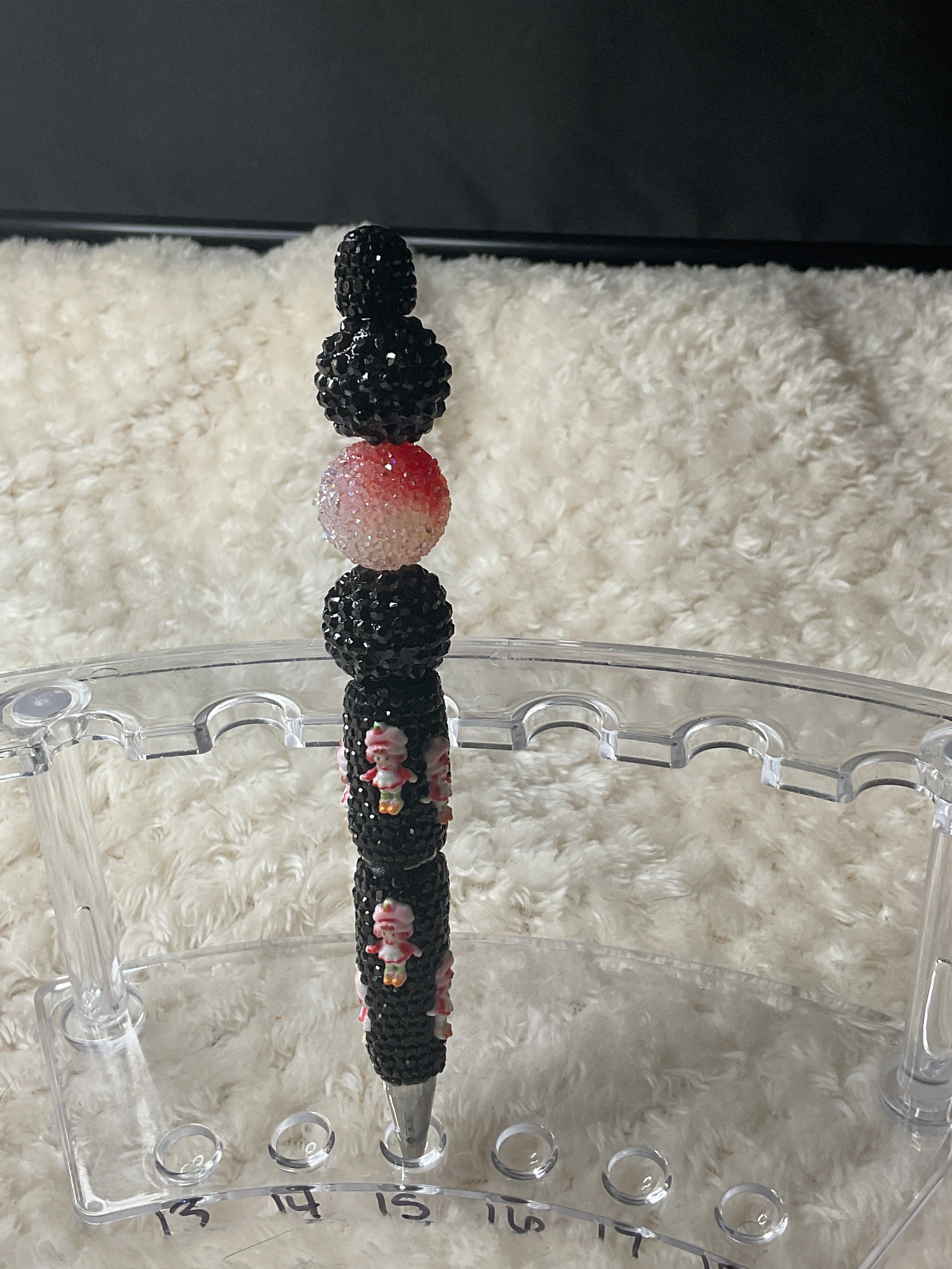 Strawberry shortcake rhinestone pen