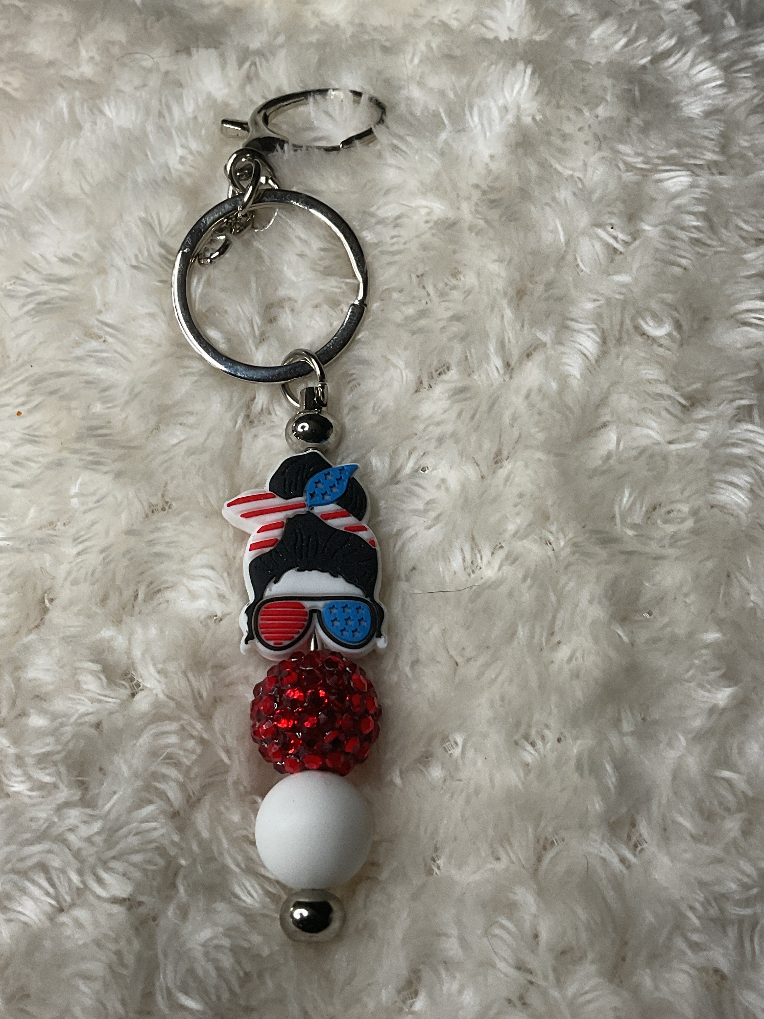 USA Mom keychain ￼