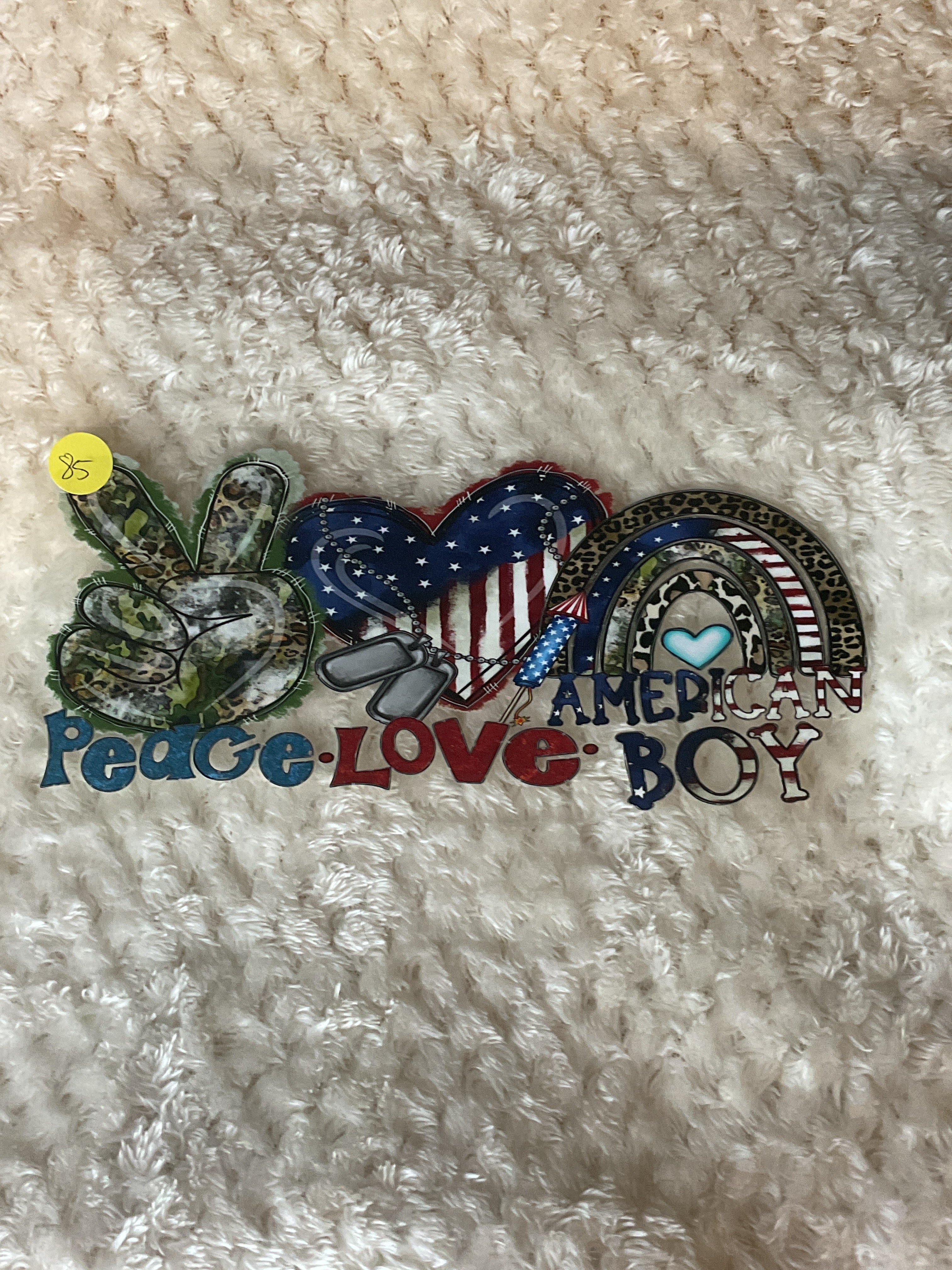 Peace love American boy 085