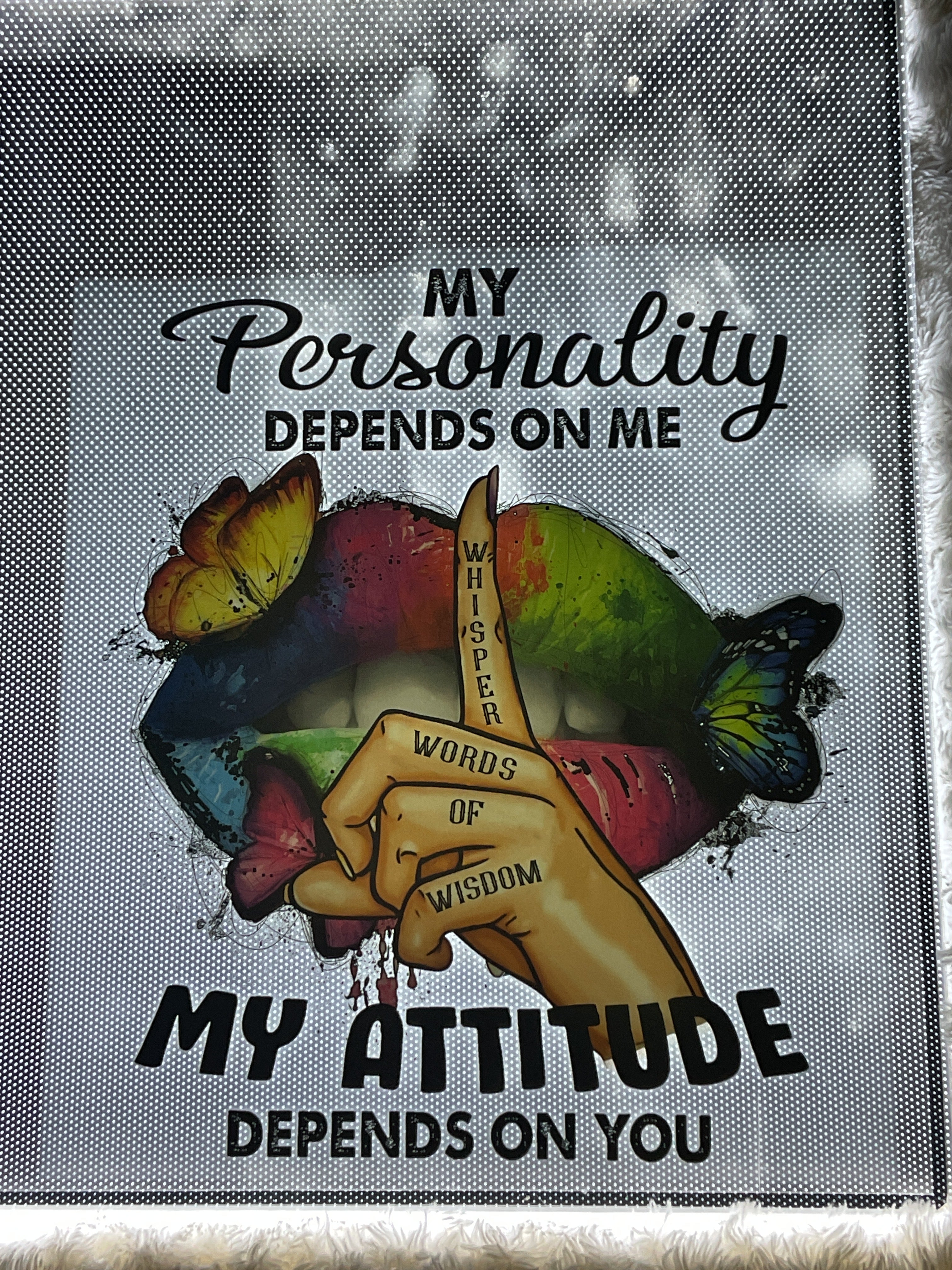 My personality depends on me ￼
