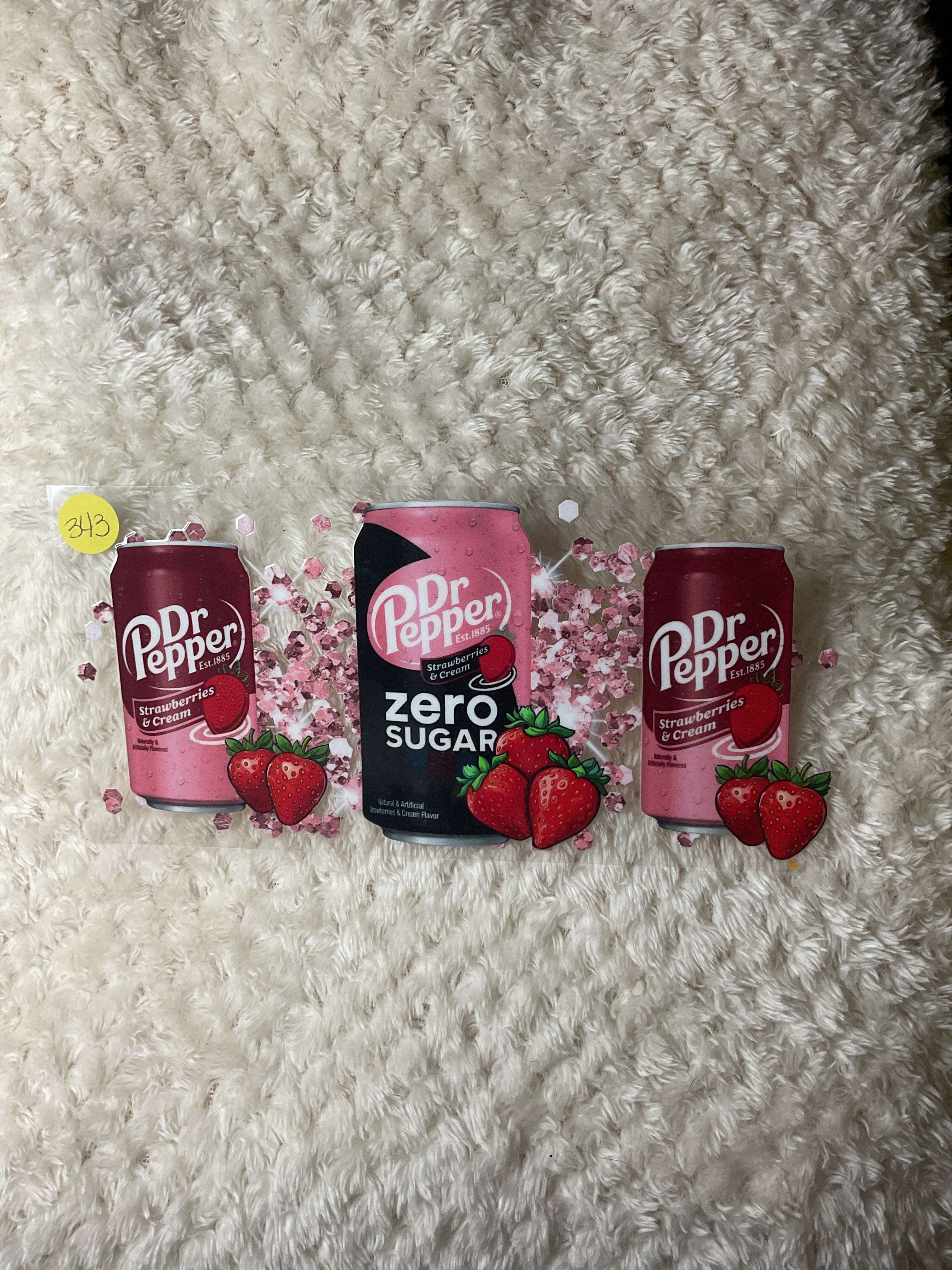 Dr Pepper, strawberries and cream 343