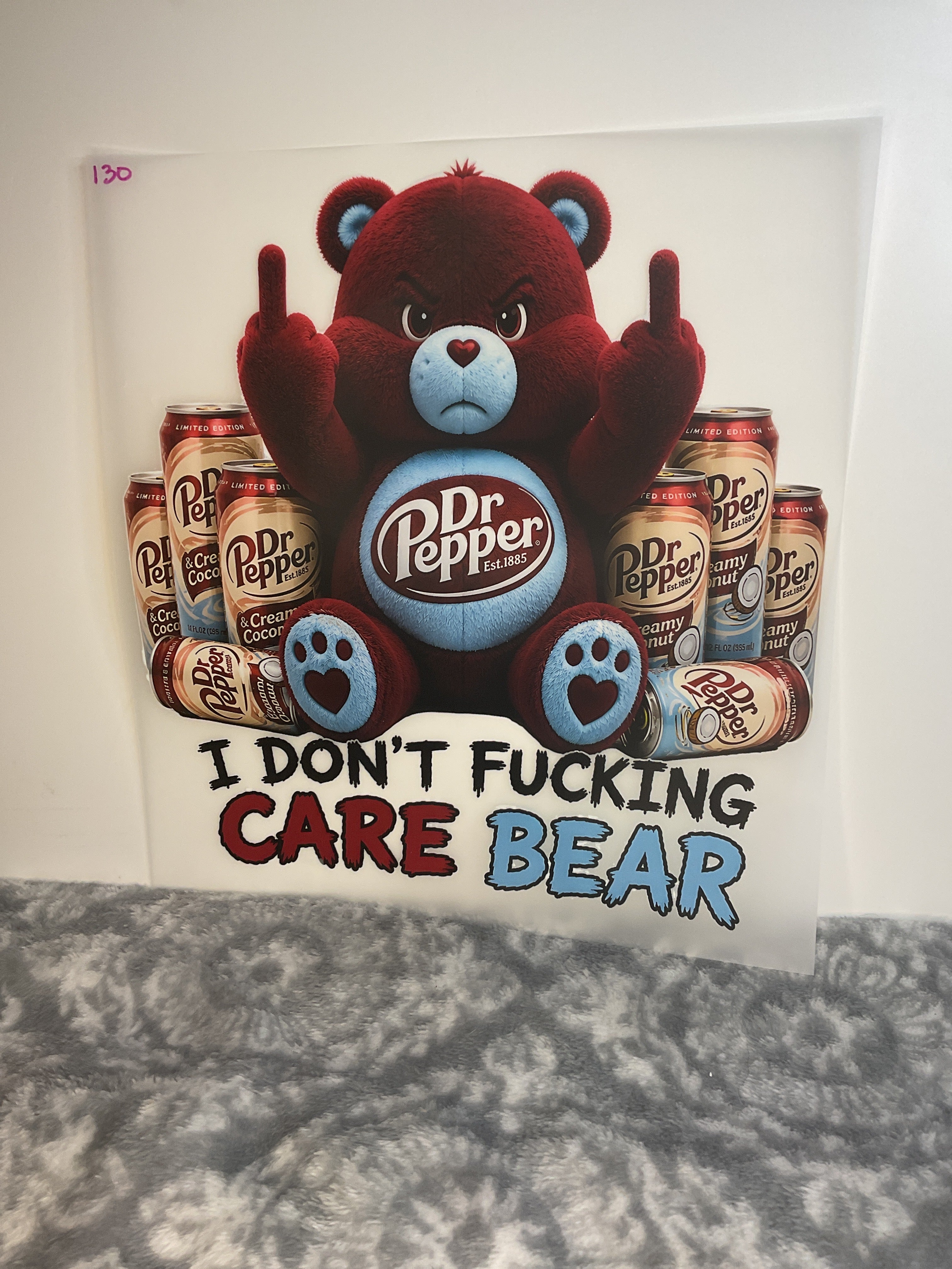 I don’t fucking care bear 130