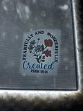 Fearfully and wonderfully created