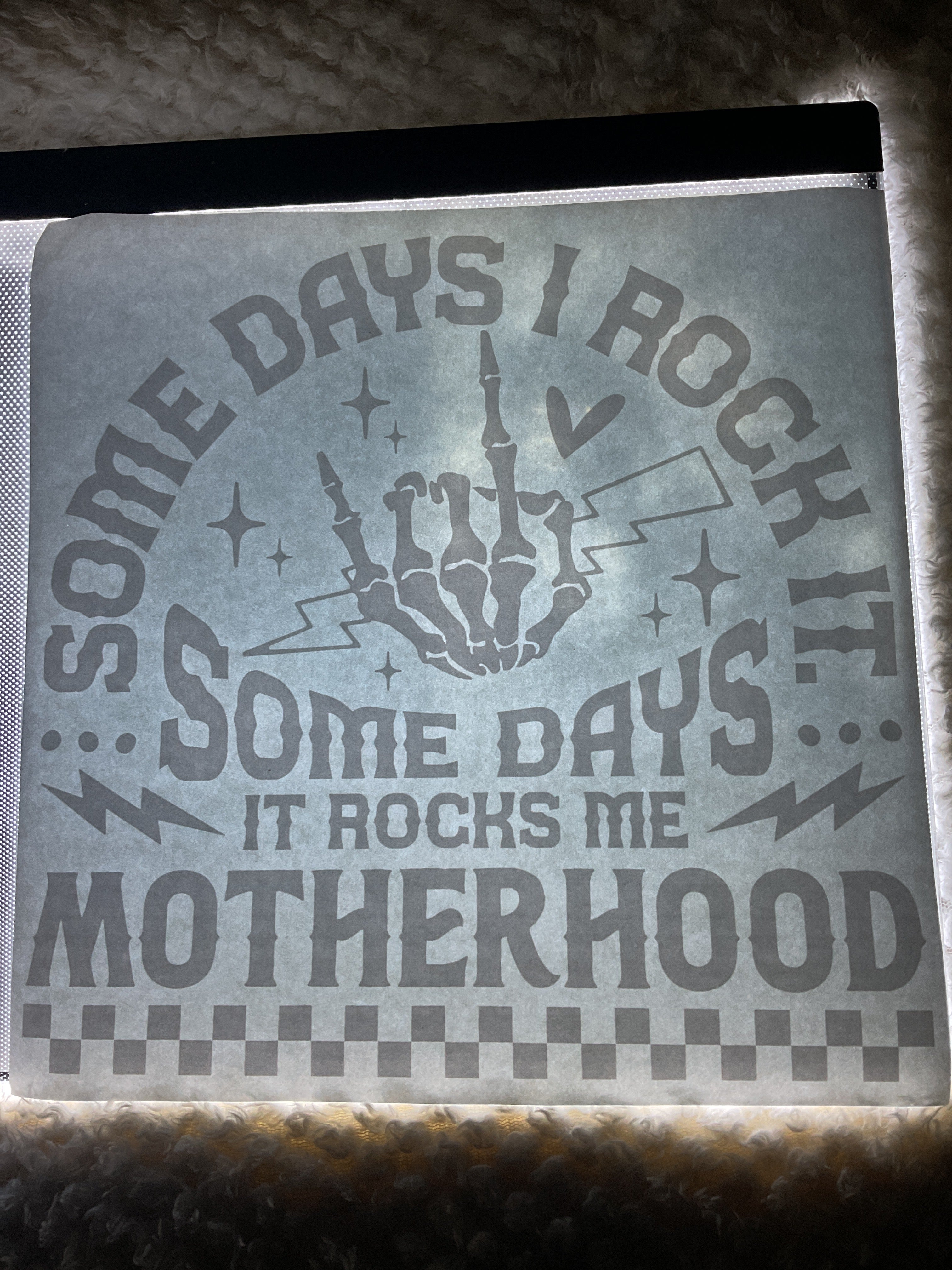 Sunday, I rock it someday it rocks me motherhood
