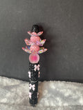Black and pink fancy pen