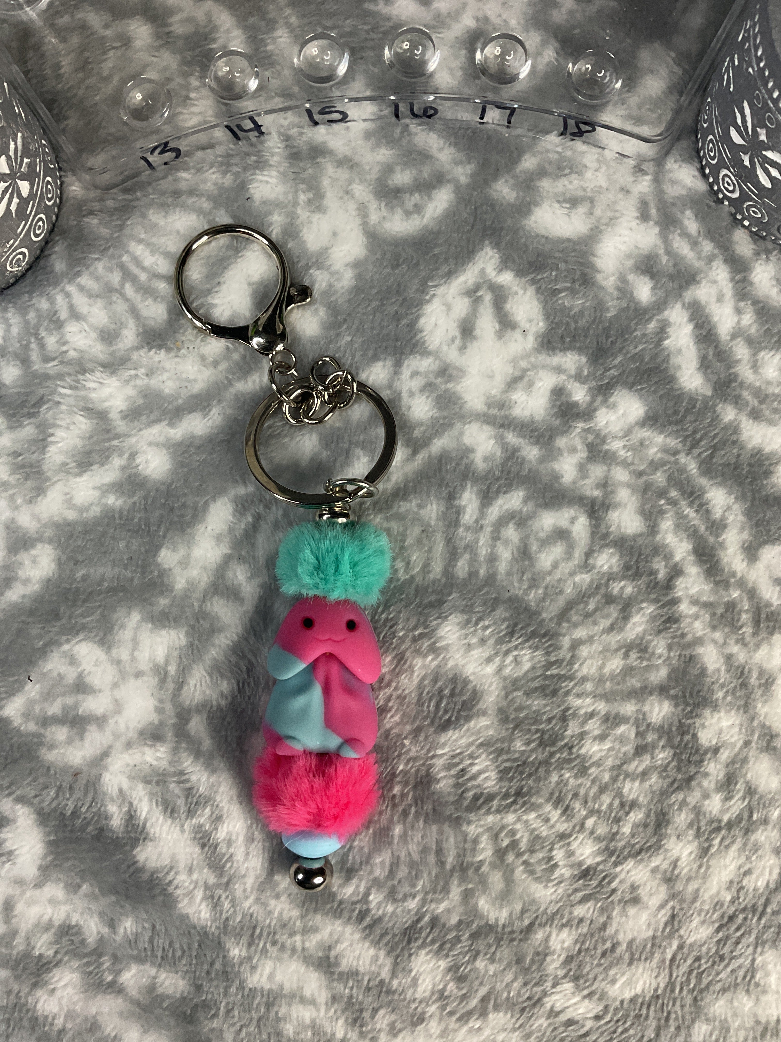 Pink and teal Richard