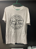 You know fall shit