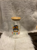 Back to School "Teacher" 16oz Iced Coffee Cup