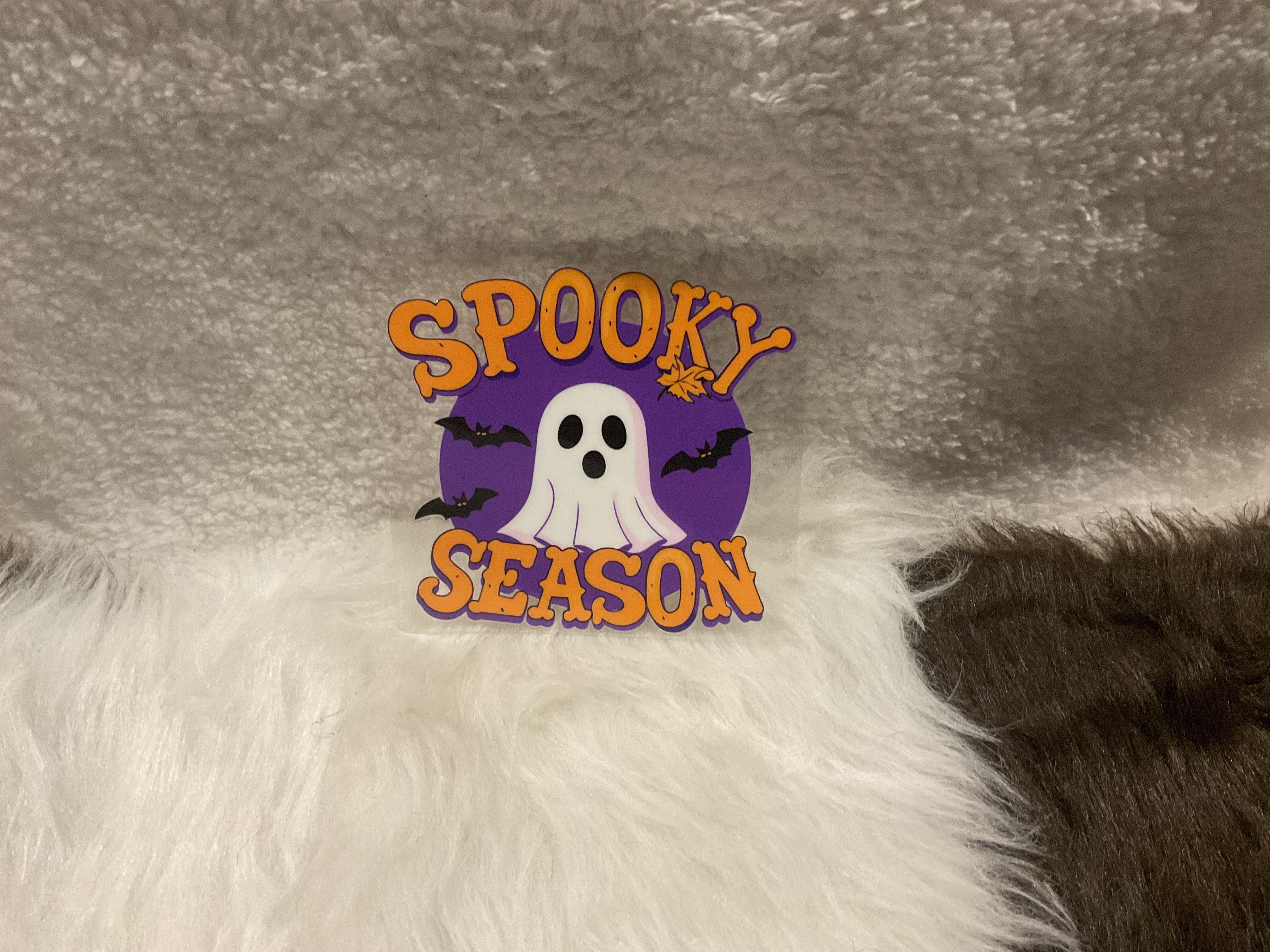 Spooky Season Ghost w/Bats