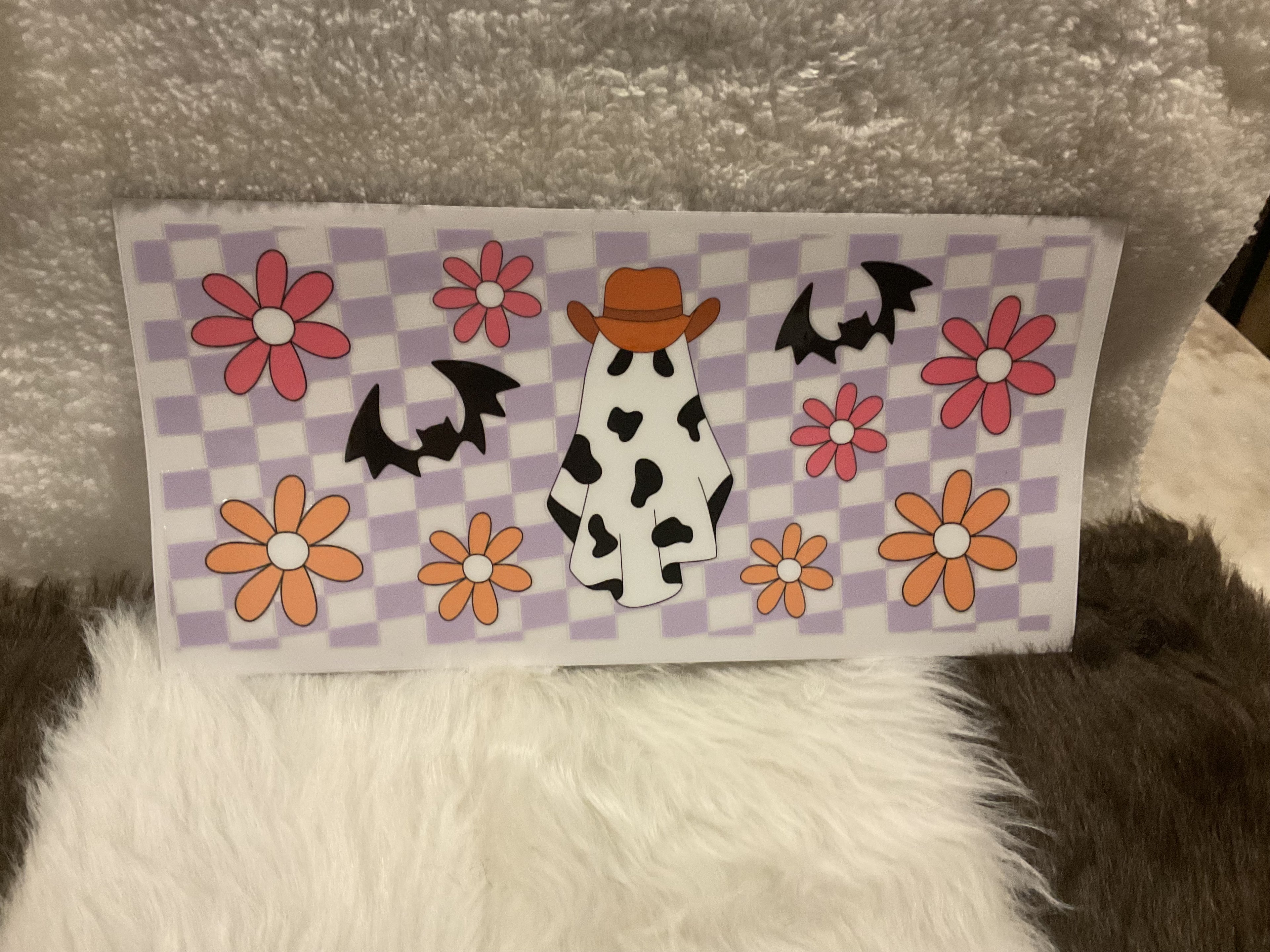 Halloween Wrap Western Ghost