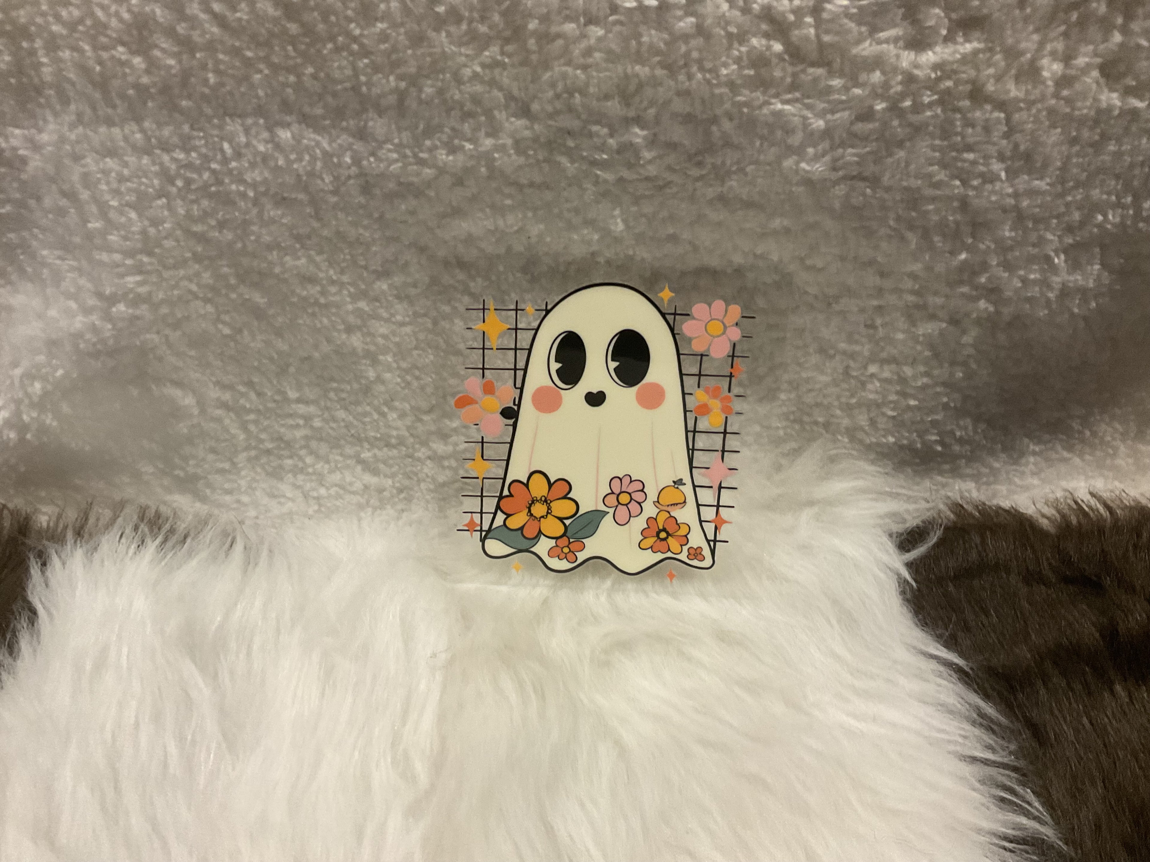 Cross Hatch White Ghost