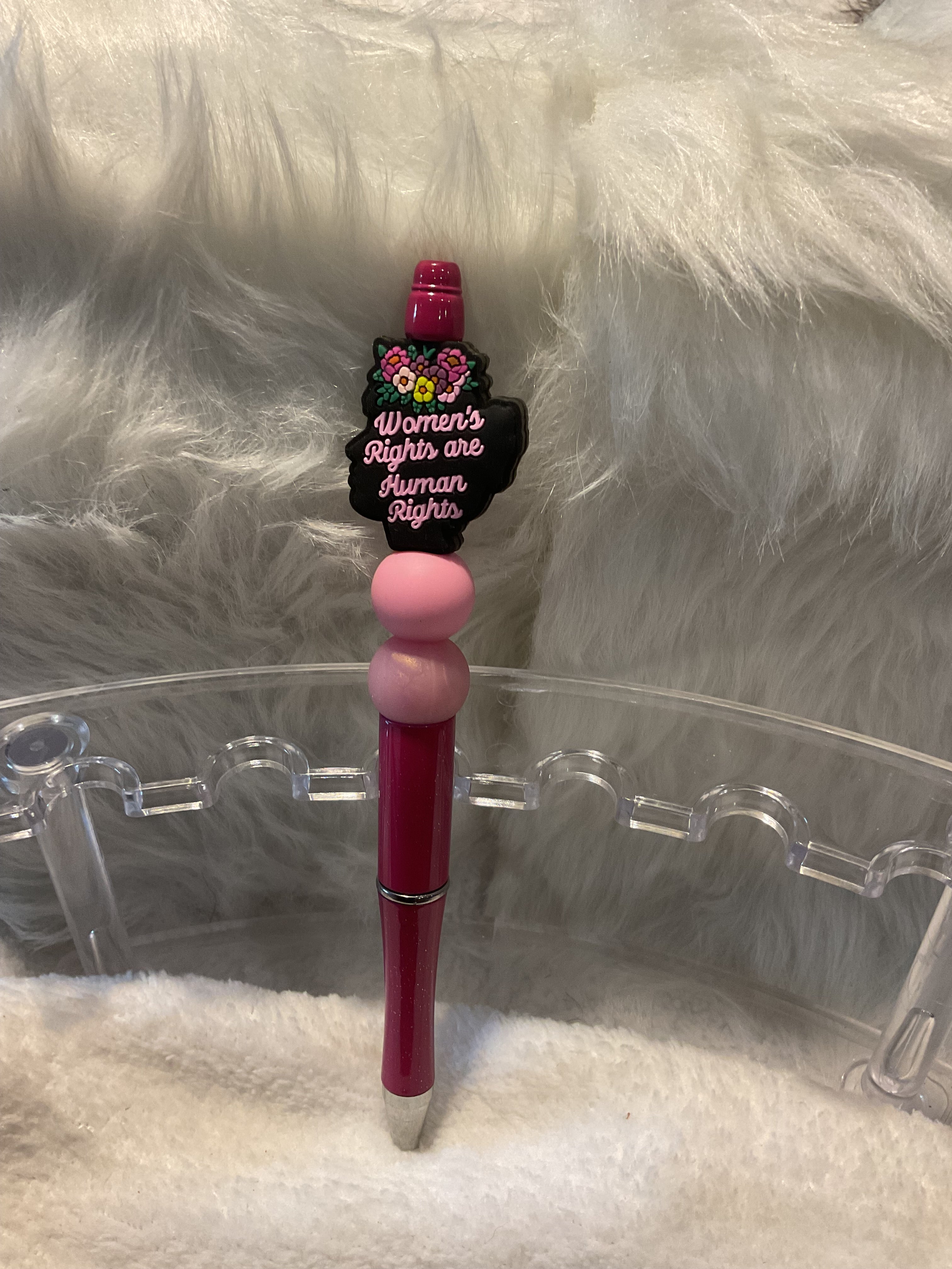 Women's Rights Beaded Pen
