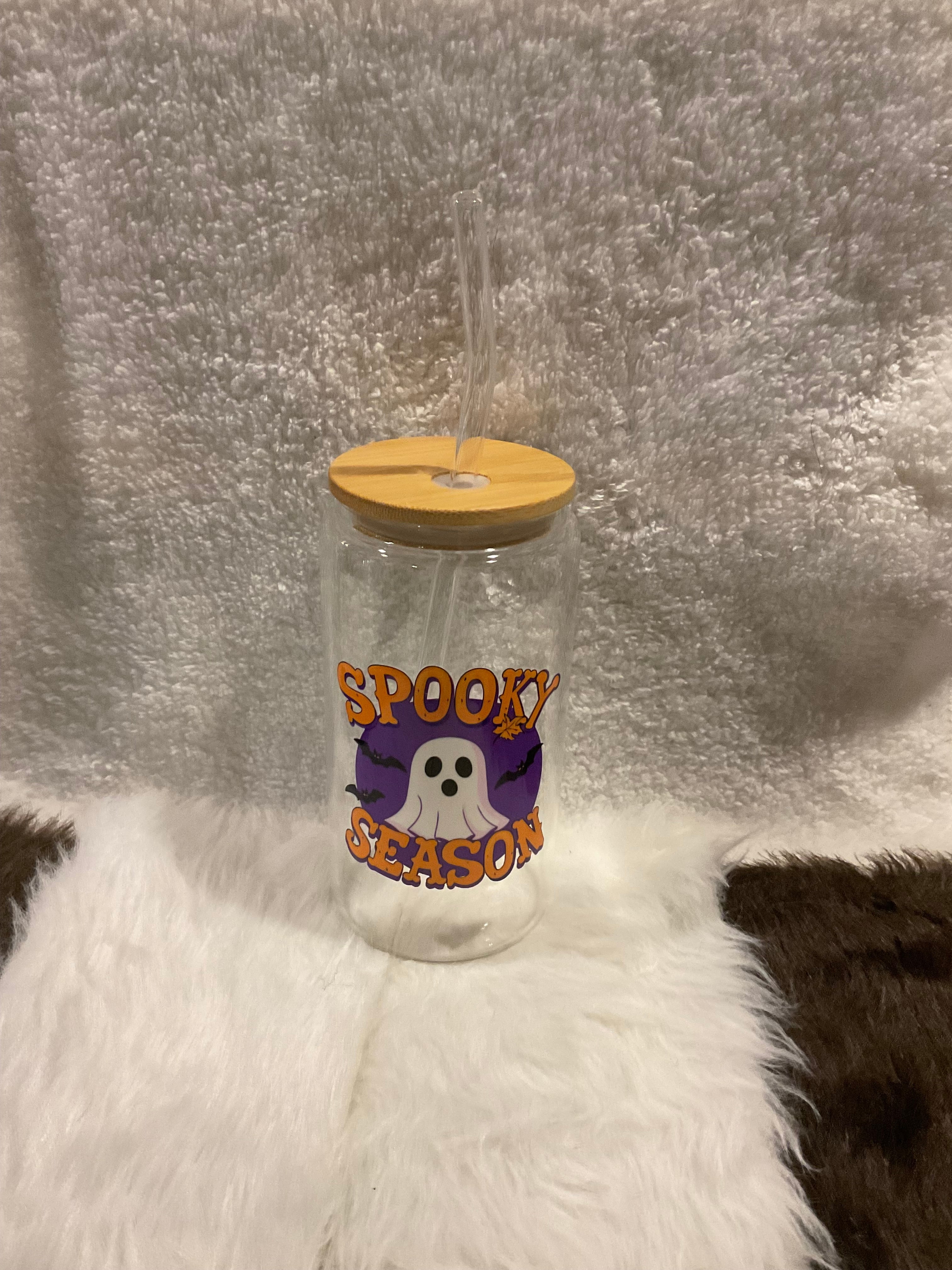 Halloween "Spooky Season" 16oz Iced Coffee Cup